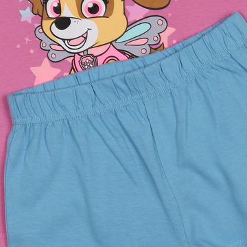 Sarcia.eu Schlafanzug Skye Paw Patrol Mädchen Kurzarm Sommerpyjama für Mädchen 4 Jahre