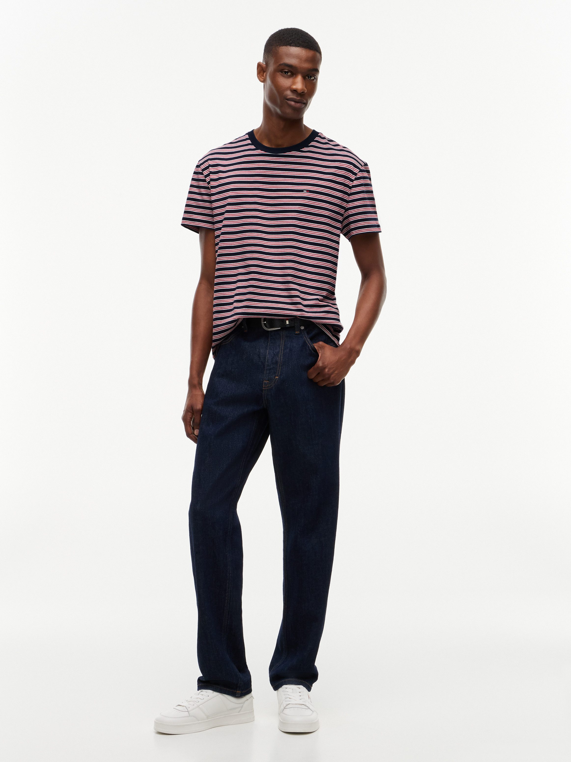 Tommy Jeans T-Shirt REGULAR STRIPE TEE Regular fit mit Streifenmuster – Bild 4 von 5