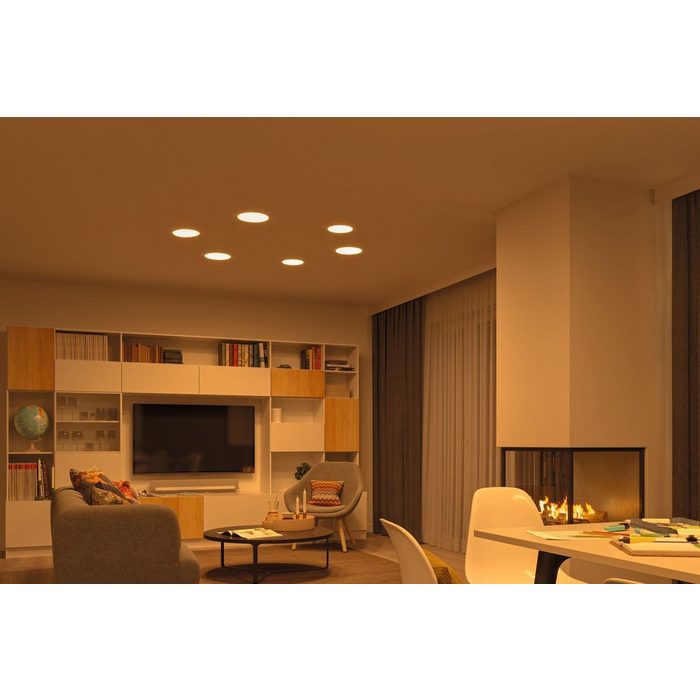 Paulmann LED Einbauleuchte Smart Home Zigbee Veluna VariFit 215mm IP44 17W Smart Home LED fest integriert warmweiß - kaltweiß Tunable White