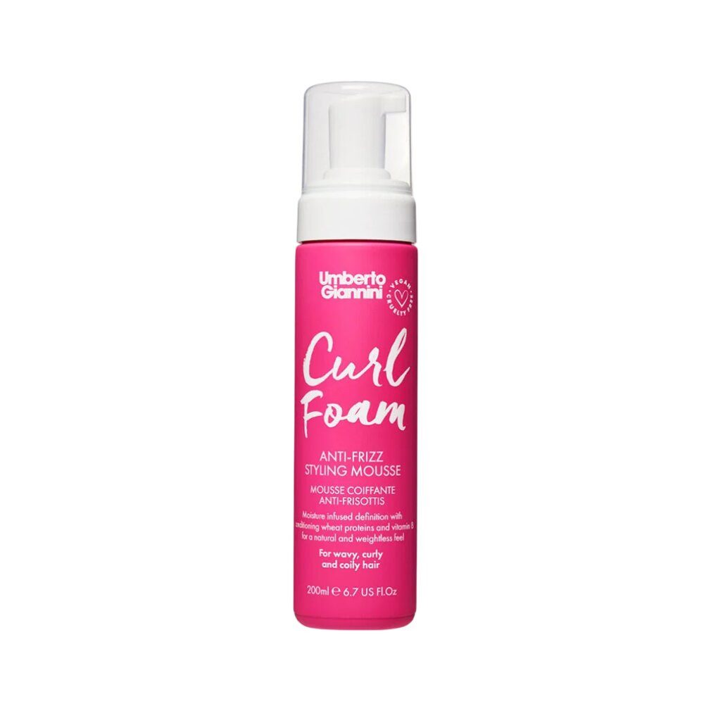 Umberto Giannini Haarmousse Lockenschaum Haarstyling-Mousse, Frizz Control & Volumising