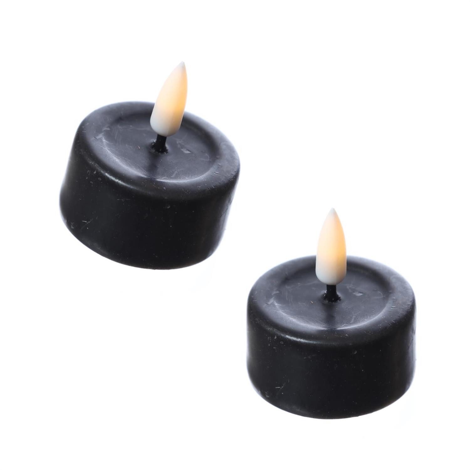 Deluxe Homeart LED-Kerze LED Teelichter Mia flackernd inkl. Batterien D: 4, günstig online kaufen