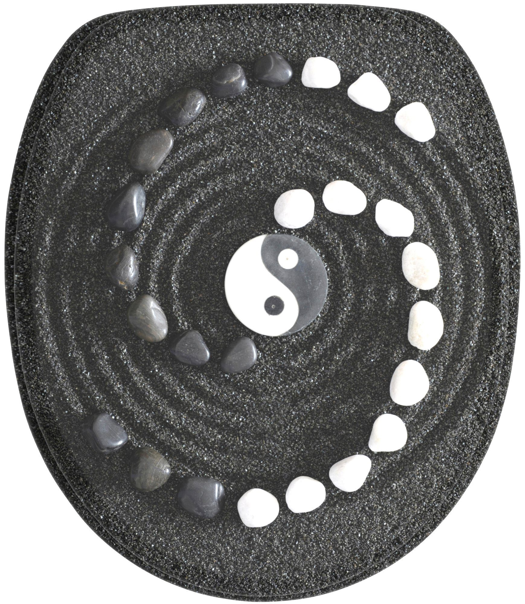 Sanilo WC-Sitz Yin Yang, mit Absenkautomatik, BxL: 37,7 x 42,0 - 47,0 cm günstig online kaufen