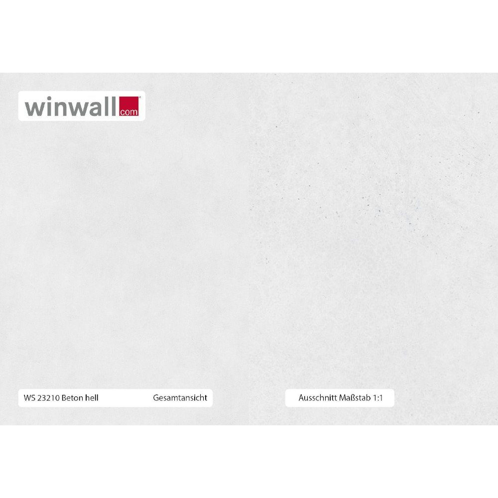 winwall Duschrückwand Duschrückwände ALU-Verbundplatte Dekor: Heller Beton, (1-tlg), Wandverkleidung aus Alu