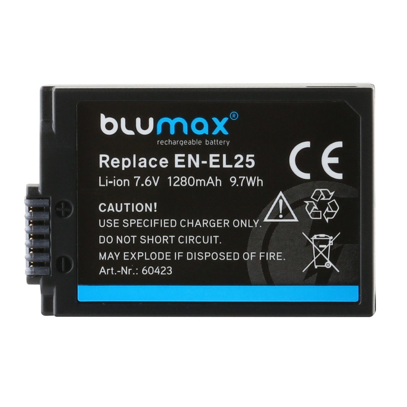 Blumax 2x EN-EL25 Kamera-Akku 1280 (7,6V) mAh Z50 ZFC VFB12502