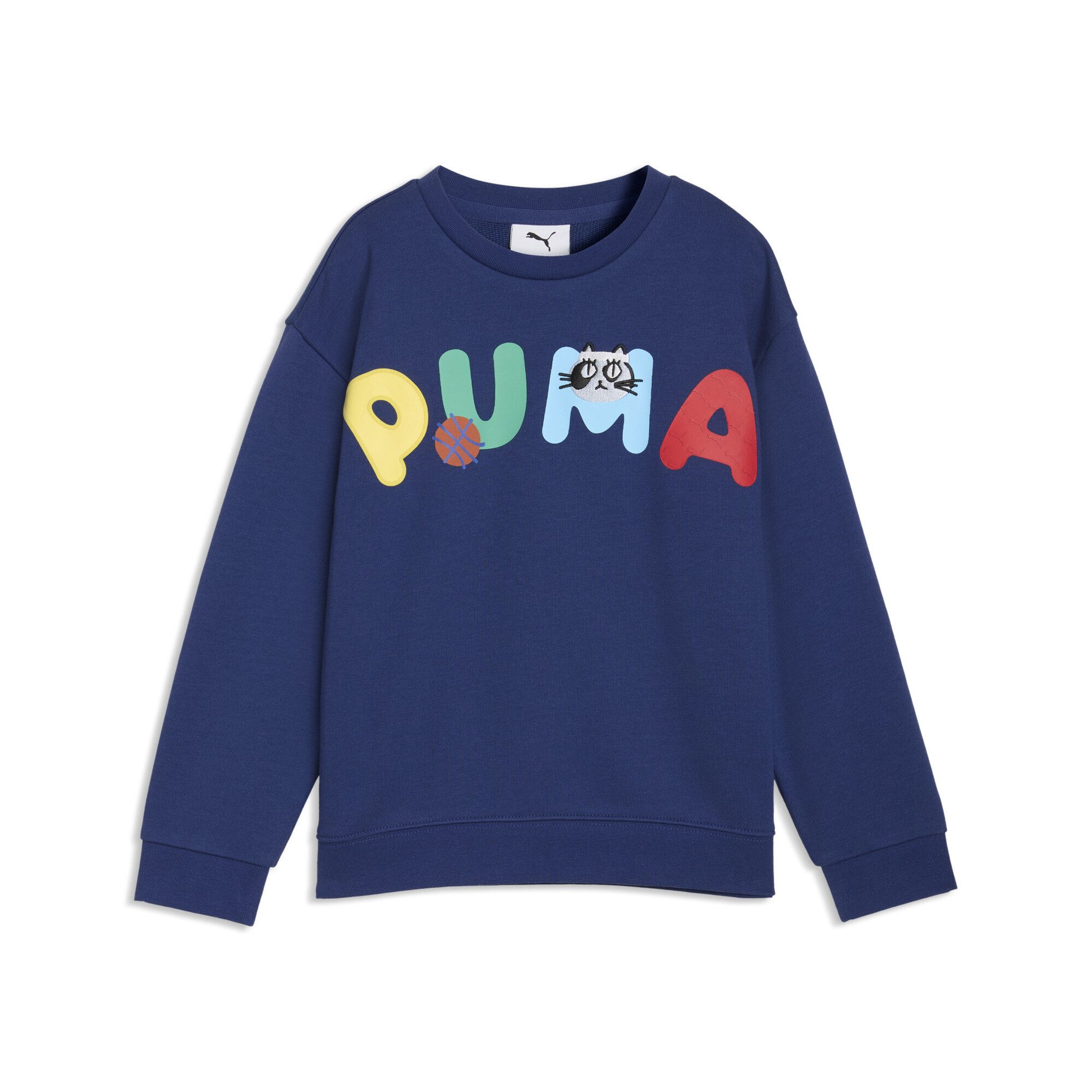 PUMA Sweatshirt Sporty Cats Relaxed Sweatshirt Kinder