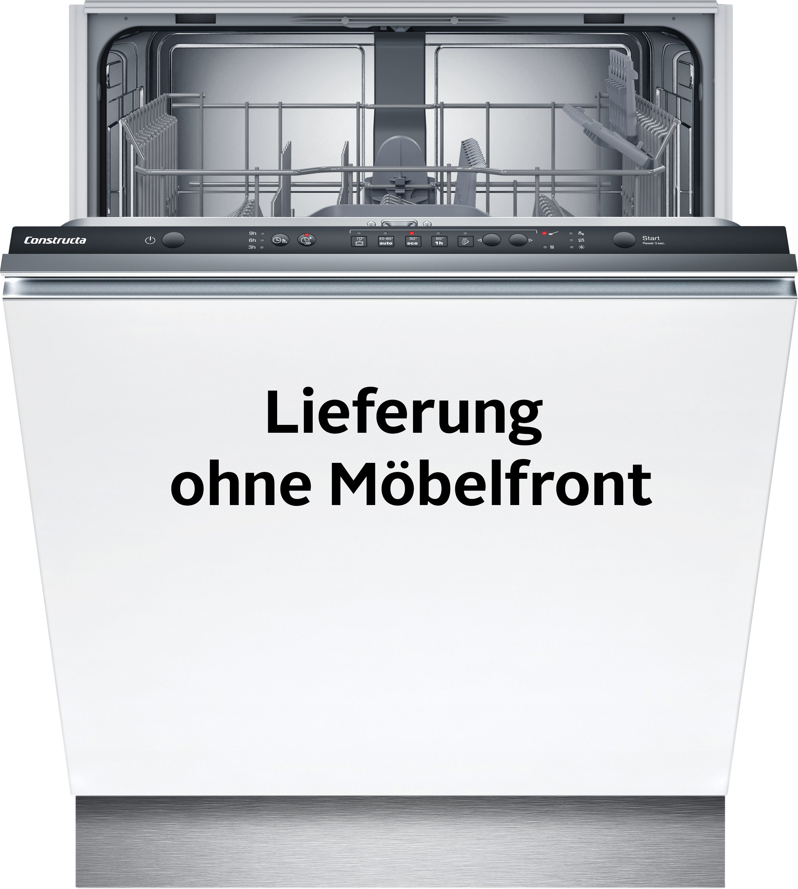 Constructa vollintegrierbarer Geschirrspüler CB5VX01HTE, 12 Maßgedecke