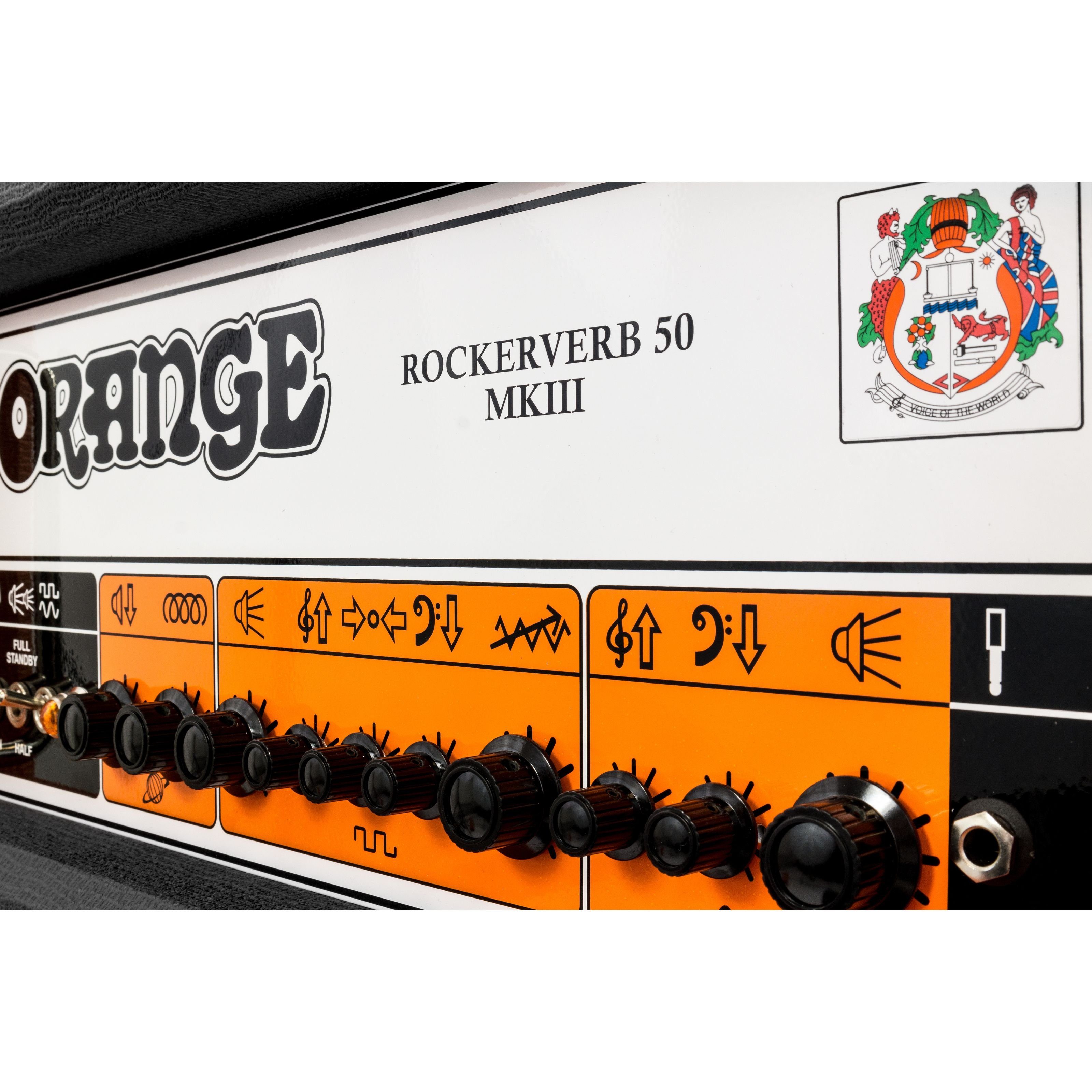 50H Orange (Rockerverb für MKIII Black Topteil Head Röhren - E-Gitarre) Verstärker