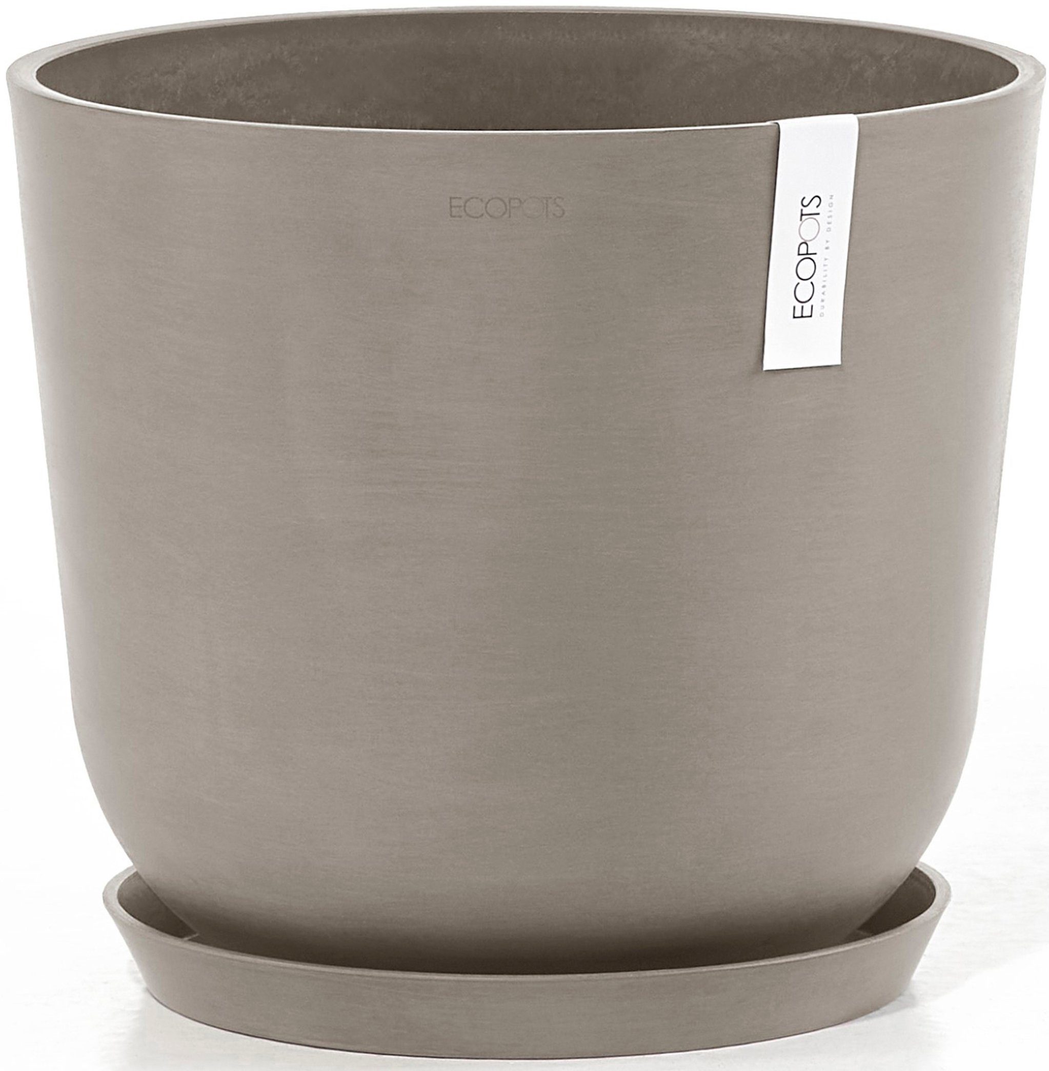 ECOPOTS Blumentopf Oslo 35 Taupe, für innen und außen: frostsicher, bruchsi günstig online kaufen