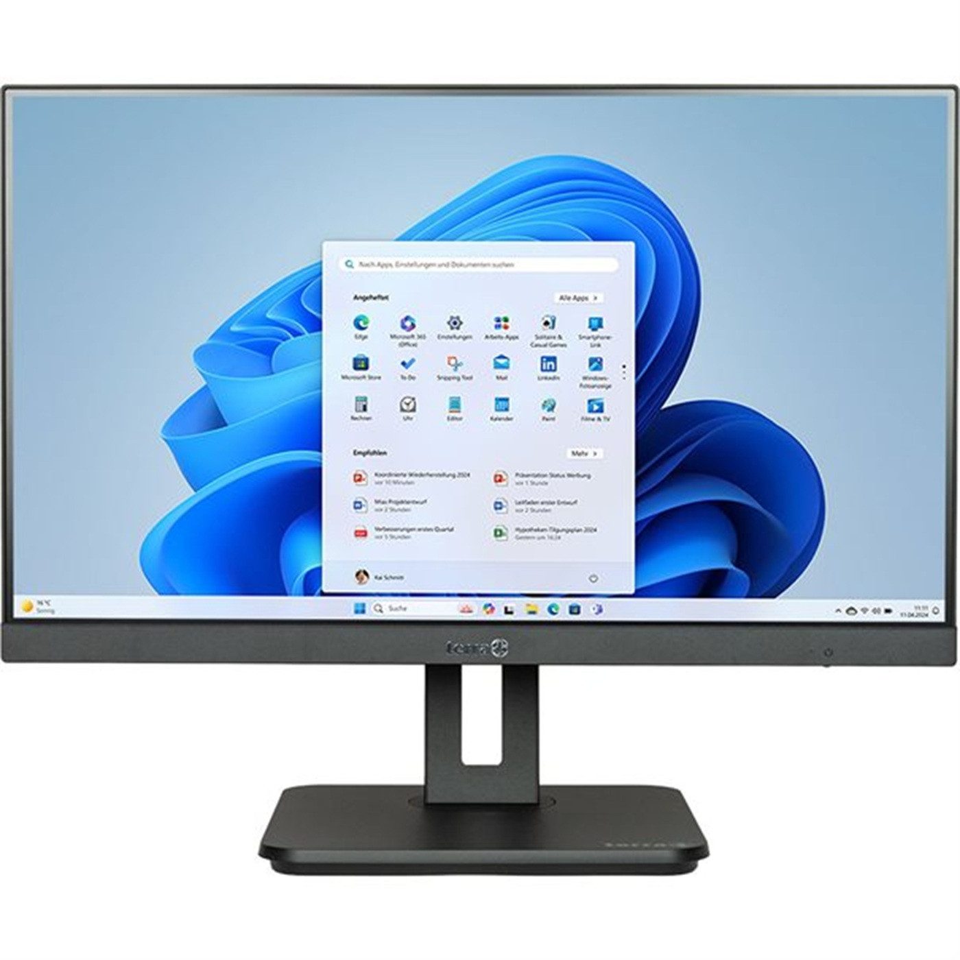 TERRA TERRA All-in-One-PC 2410HA GREENLINE – Intel Core i5 16GB RAM – 23,8" All-in-One PC (23.8 Zoll, Intel Core i5 12500, UHD Graphics, 16 GB RAM, Core i5, 16 GB, 500 GB Festplatte, Windows 11 Pro, Webcam 5MP)