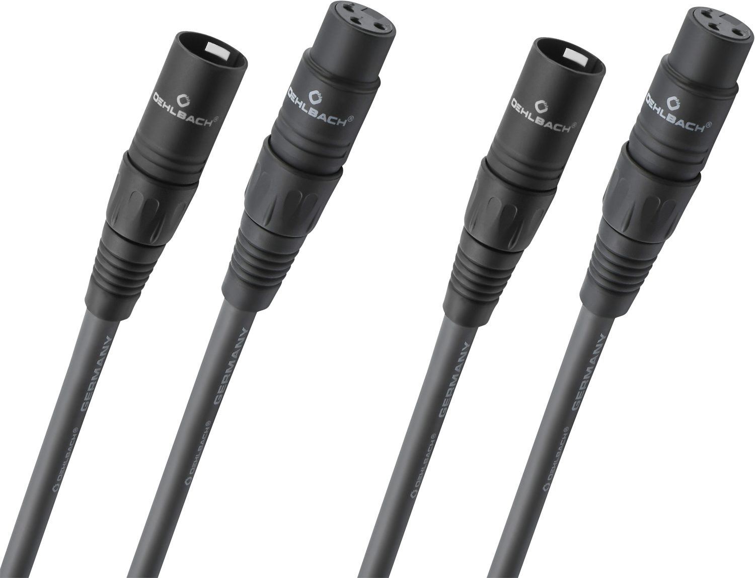 Oehlbach NF 14 Master X NF Audio-Kabel mit XLR-Stecker 1 Paar Audio-Kabel, XLR-Kupplung, XLR (50 cm)