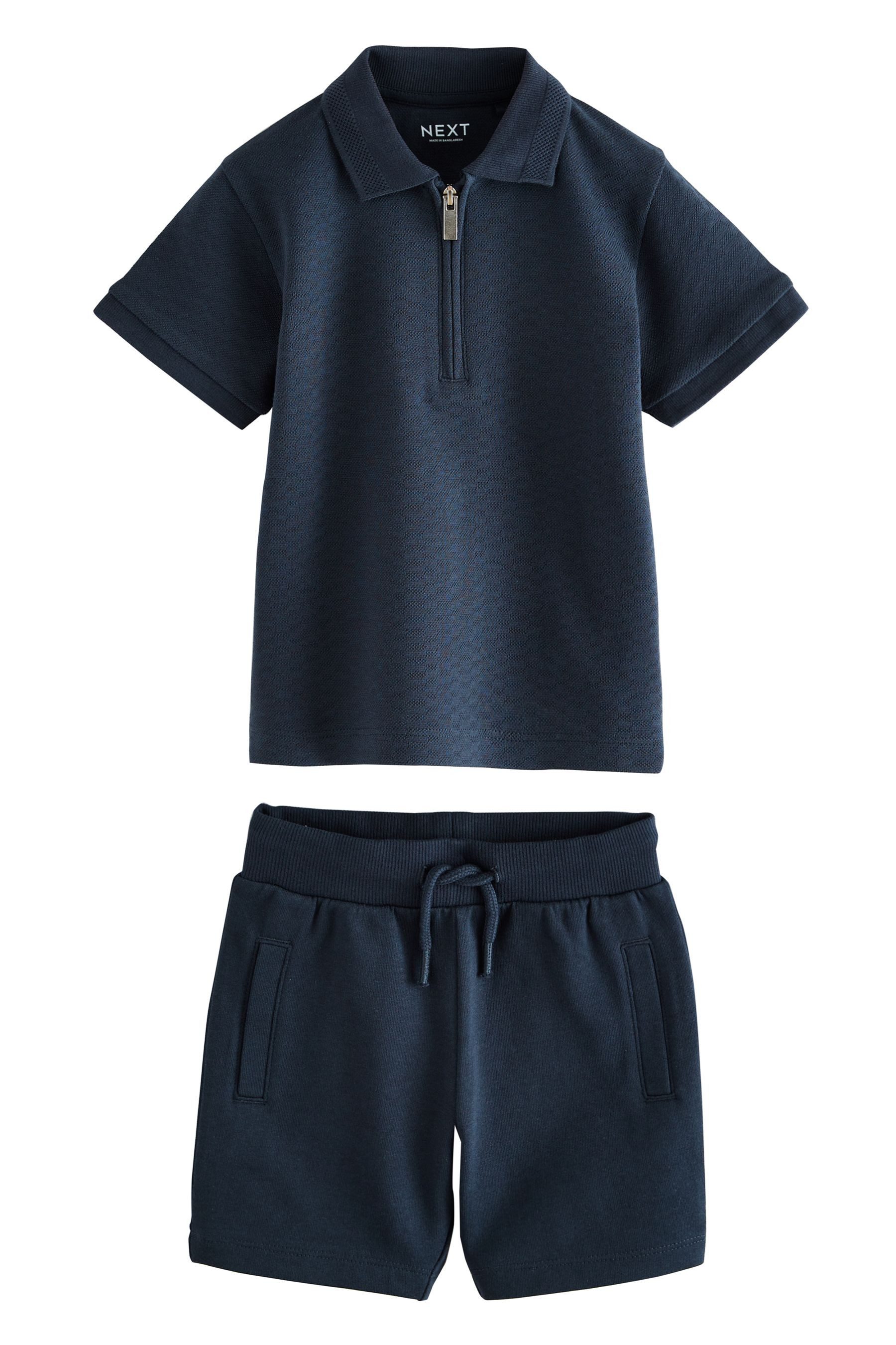 Navy Textured