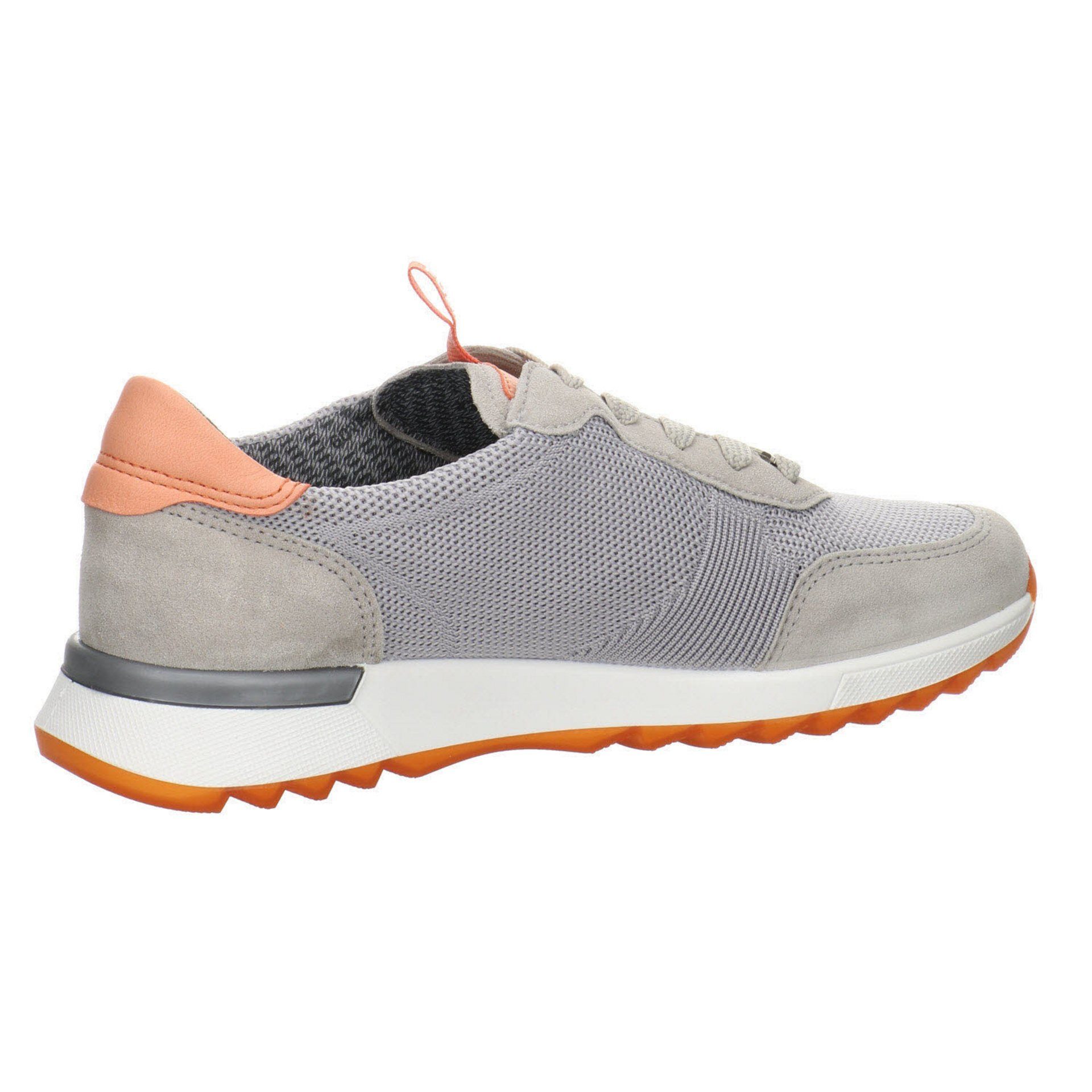 Schnürschuh Damen Sneaker Venice Schuhe grau 045246 Sneaker Leder-/Textilkombination Ara