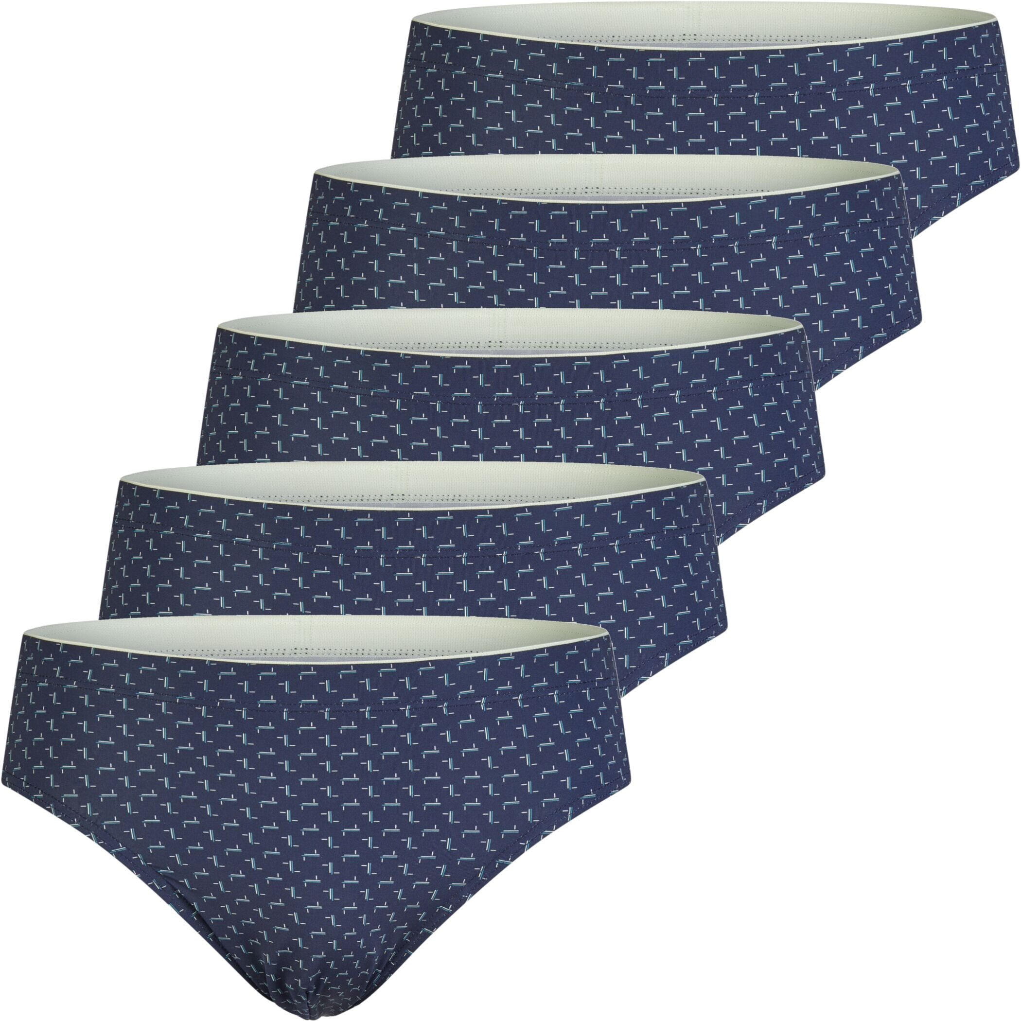 City Life Slip City Life Herren Slips Unterhosen 5er Pack Polyamid Elasthan (1-St)
