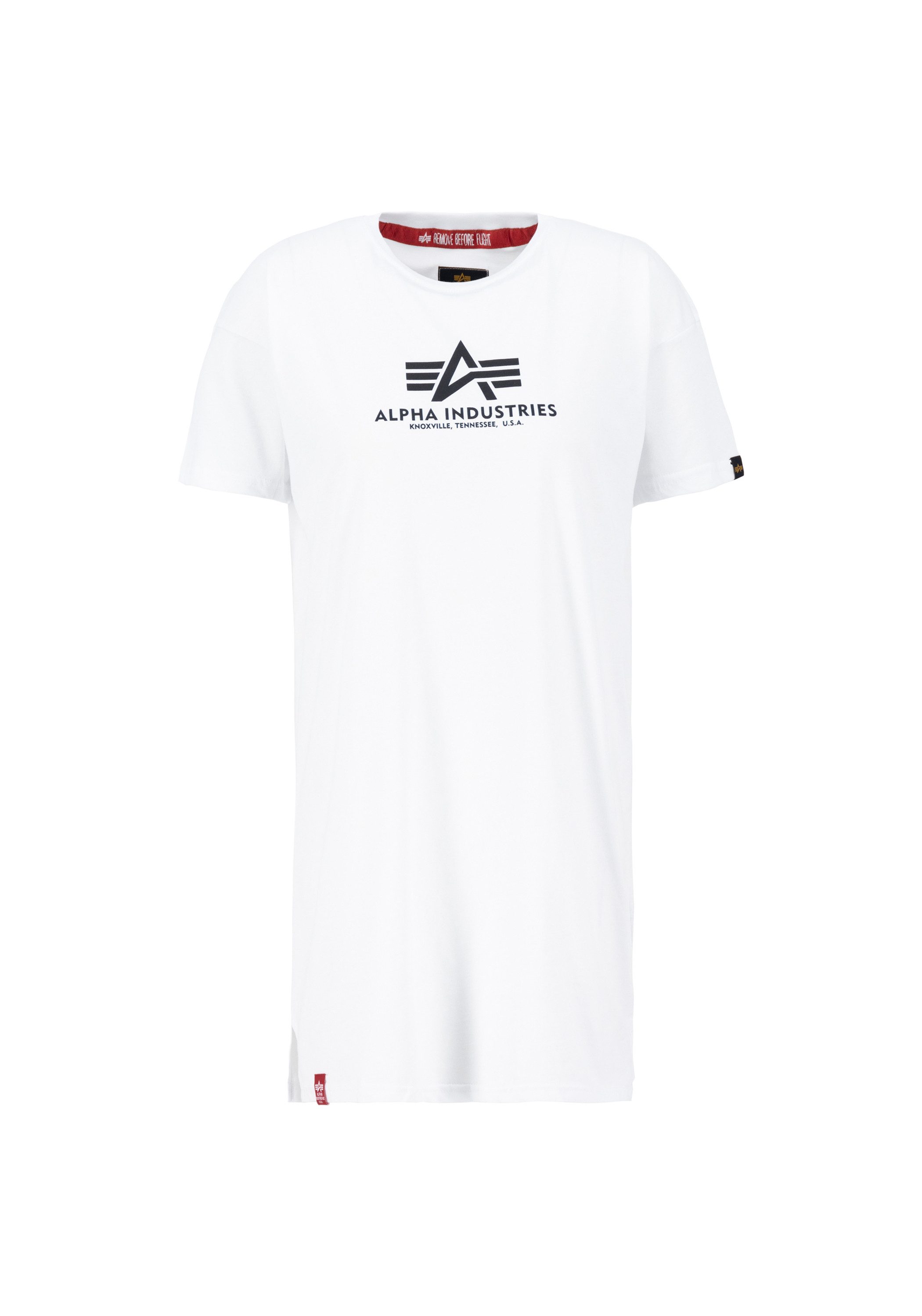 Alpha Industries Shirtkleid "Basic Long T-Shirt BL W" günstig online kaufen
