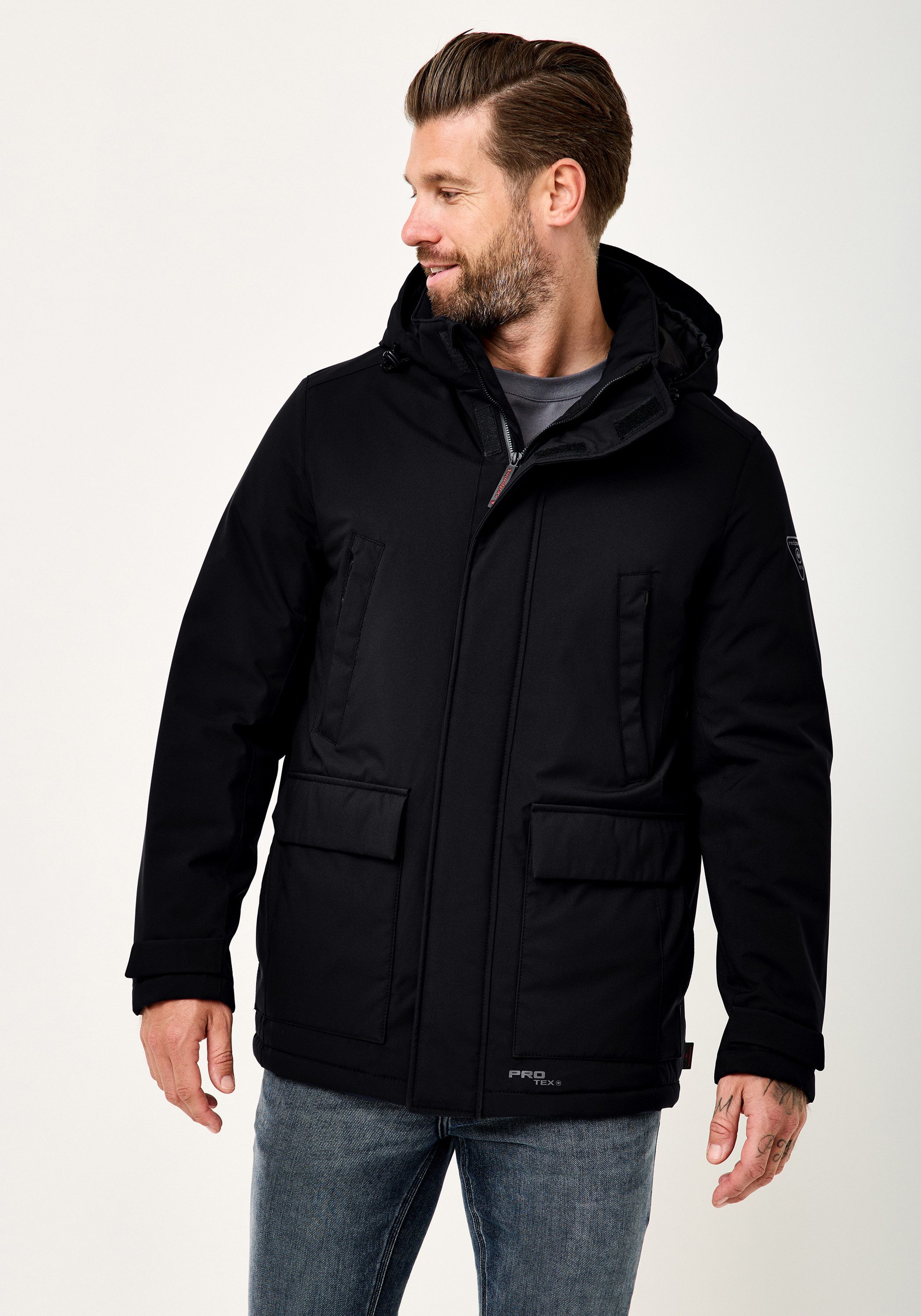 Redpoint Parka LEWIS Wasserdichter Funktions-Parka mit abnehmbarer Kapuze