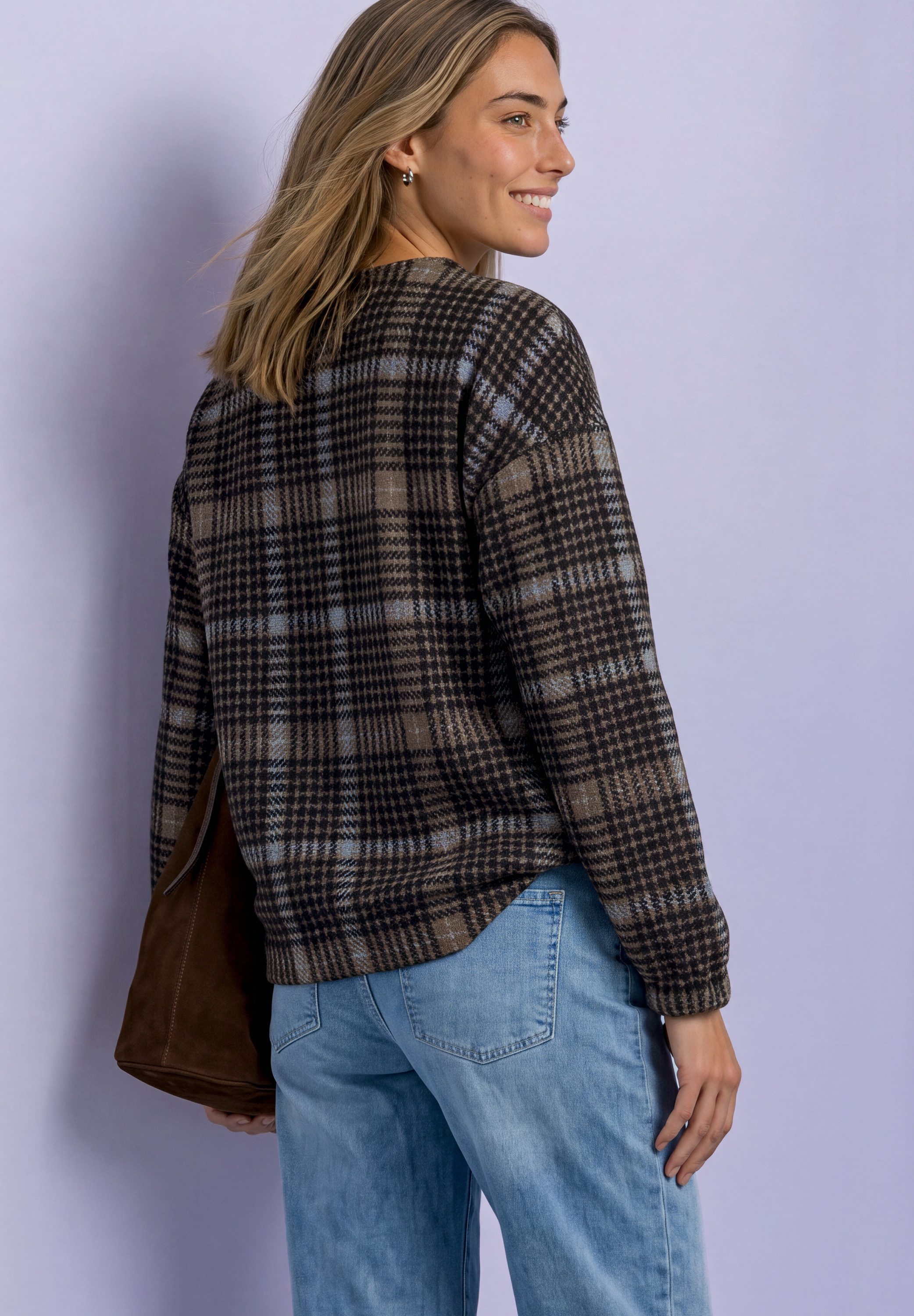 STREET ONE Blouson Elastikund, Cordoptik