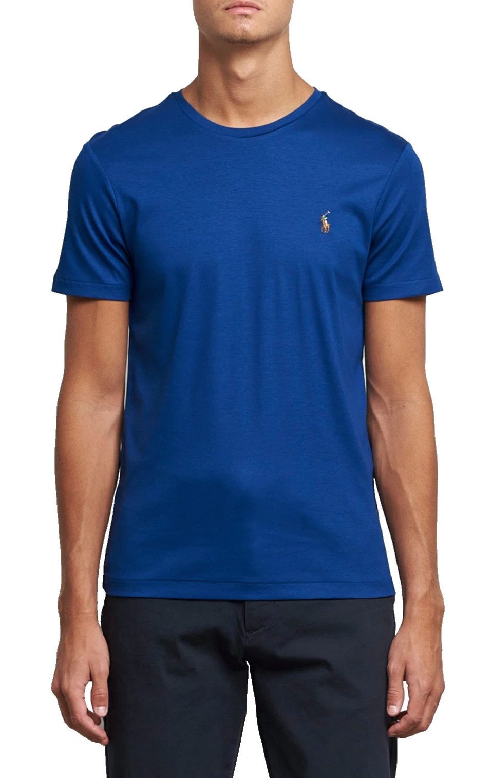 Polo Ralph Lauren T-Shirt Herren Pima Cotton Custom Slim Fit Luxuriöser Int günstig online kaufen