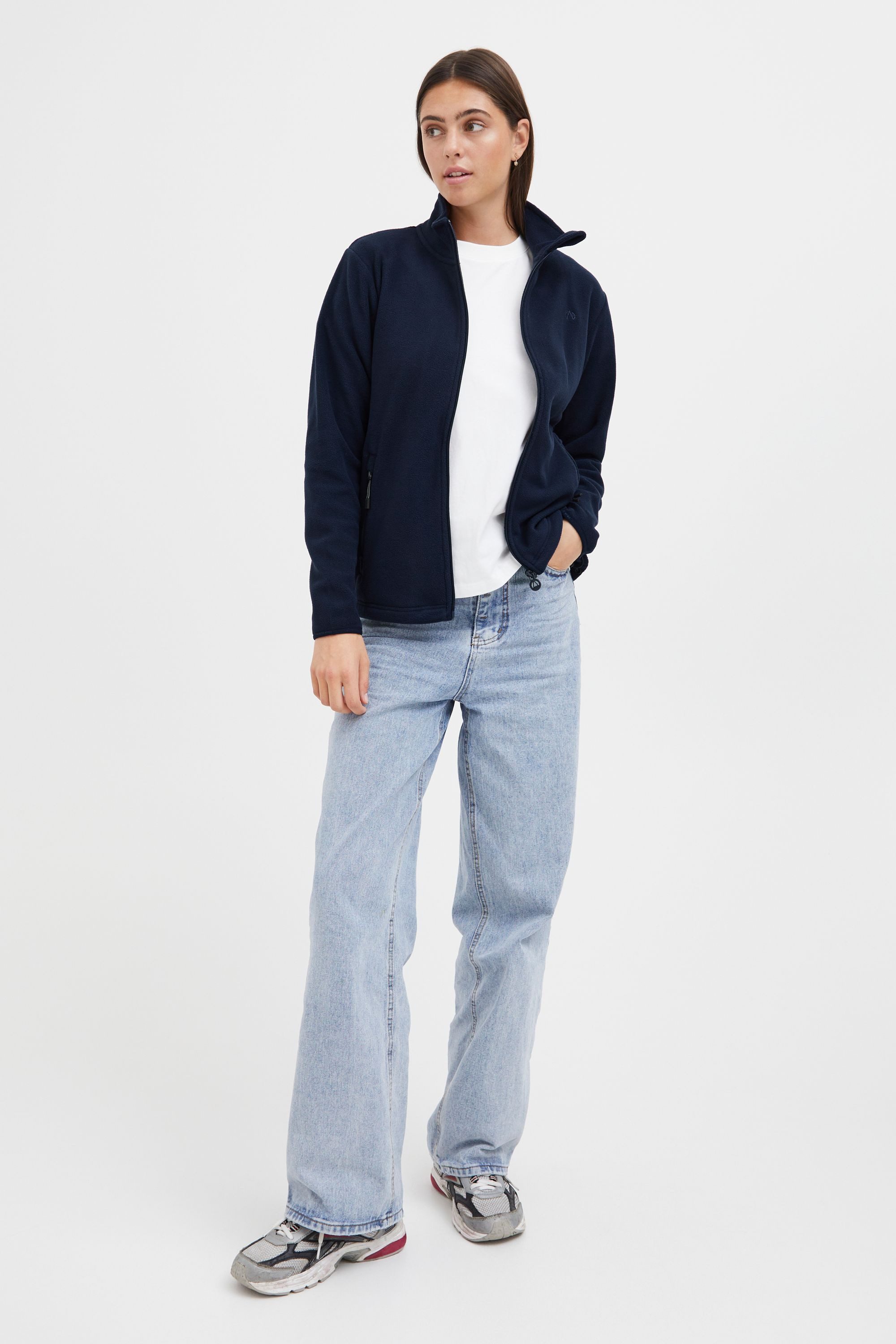 North Bend Fleecejacke NBConna W Sportliche Fleecejacke mit Stehkragen günstig online kaufen