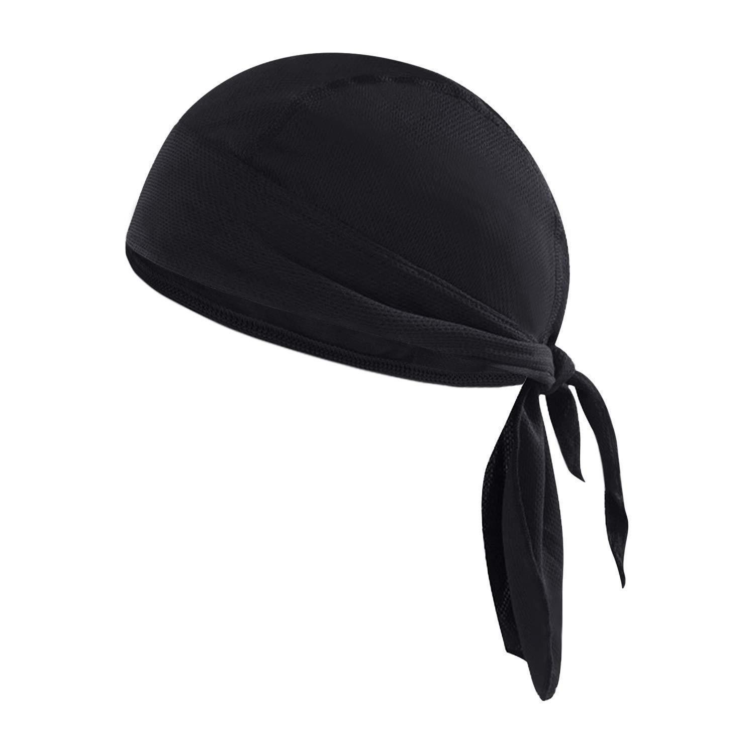 LuxusKollektion Stirnband Sport Kopftuch Bandana Schwarz (1-St)