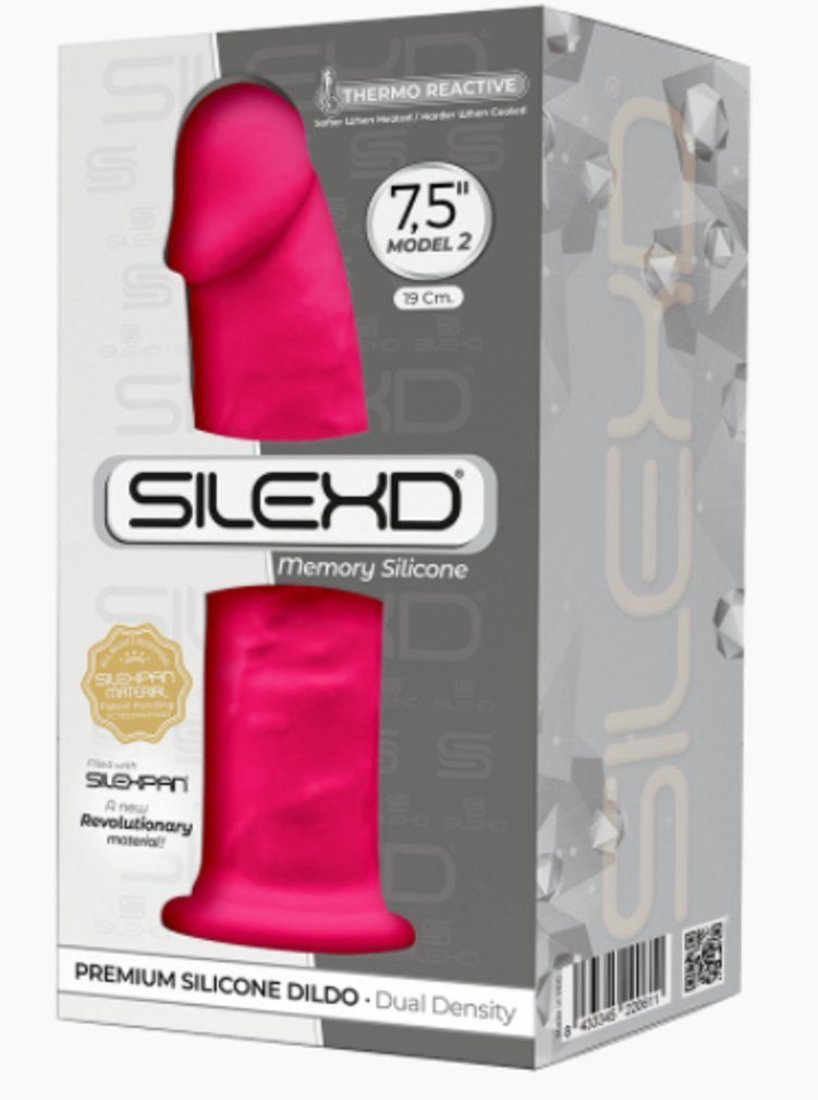 mit Saugfuß 19cm KING Dildo Premium 1-tlg., Silikon Rosa, Packung, SILEXD