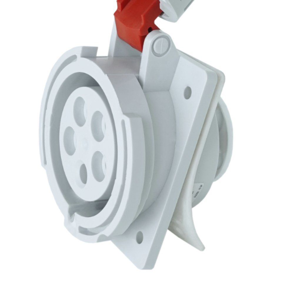 SEZ Steckdose Einbausteckdose schräg 16A/5P 400V IP67 Steckdose, 1-St.