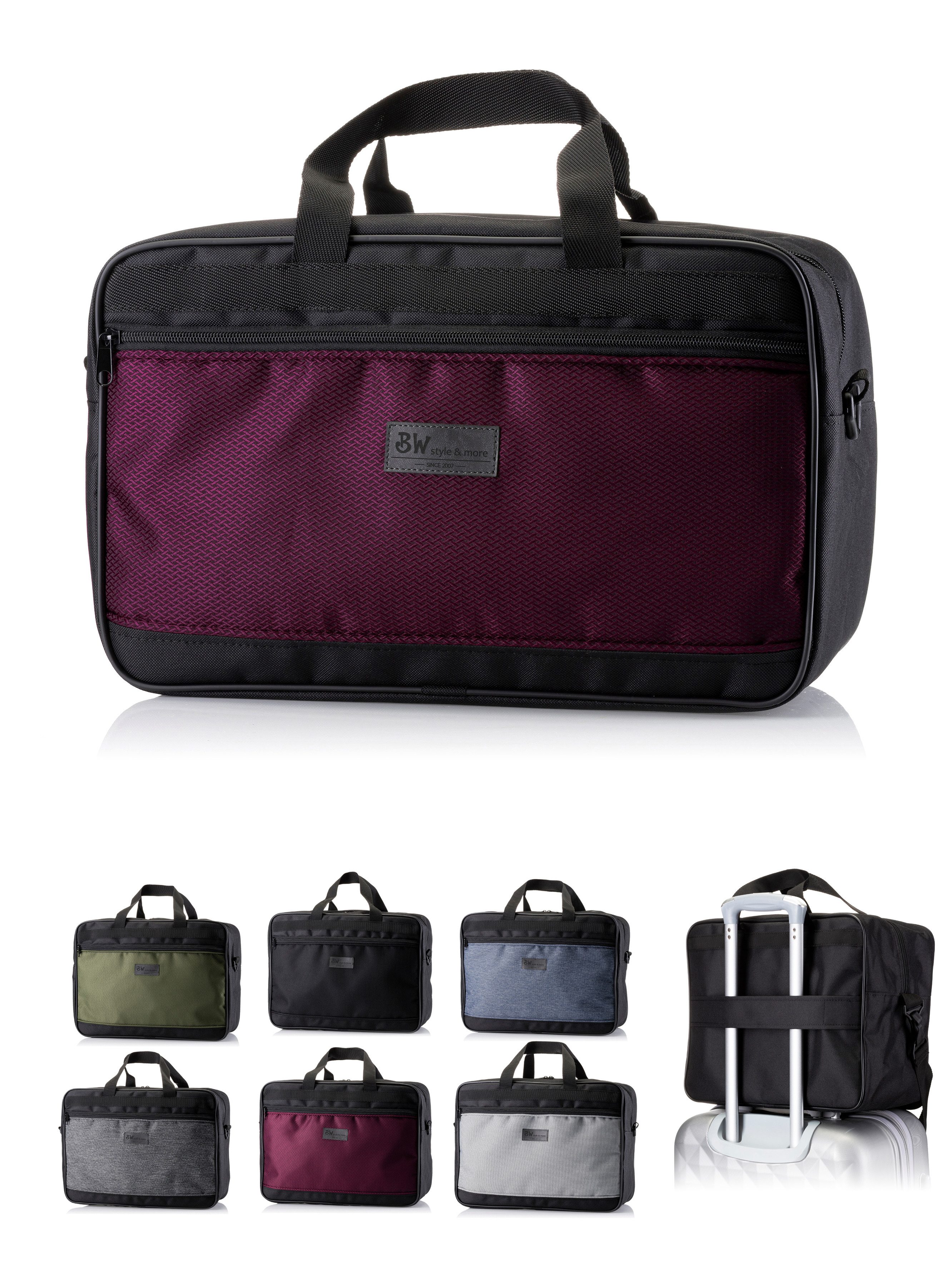 BambiniWelt by Rafael K. Reisetasche Handgepäck Boardgepäck Bordcase 40x20x25 40x30x20 Ryanair Wizzair (M2), in 2 Größen: 40x25x20cm (klein), 40x30x20cm (groß)