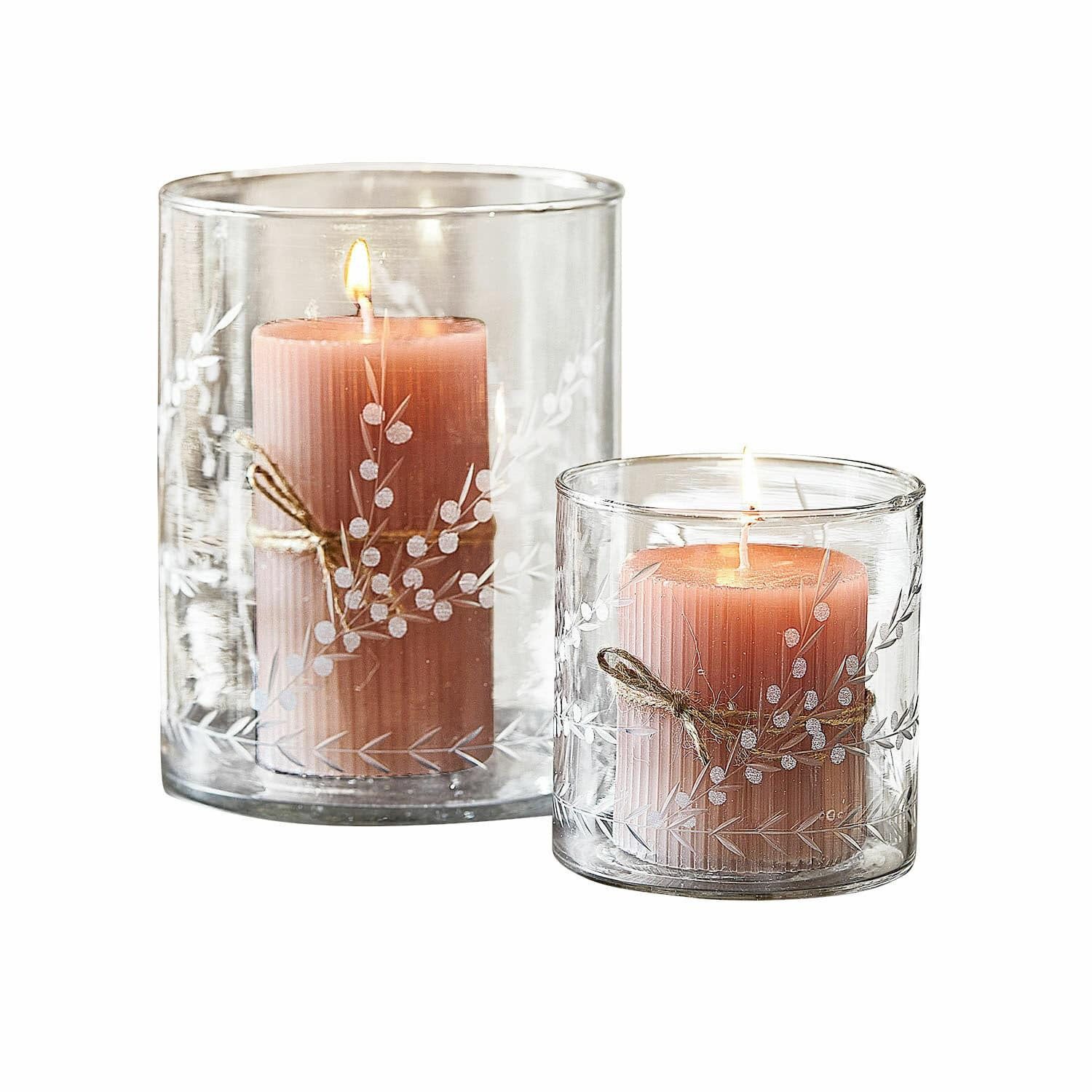 Mirabeau Windlicht Windlicht 2er Set Temao klar (2er Set, 2er Set)