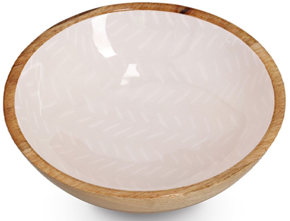 Zeller Present Schale Mangoholz, im modernen Design, Massivholz, hochwertiges natürliches Material