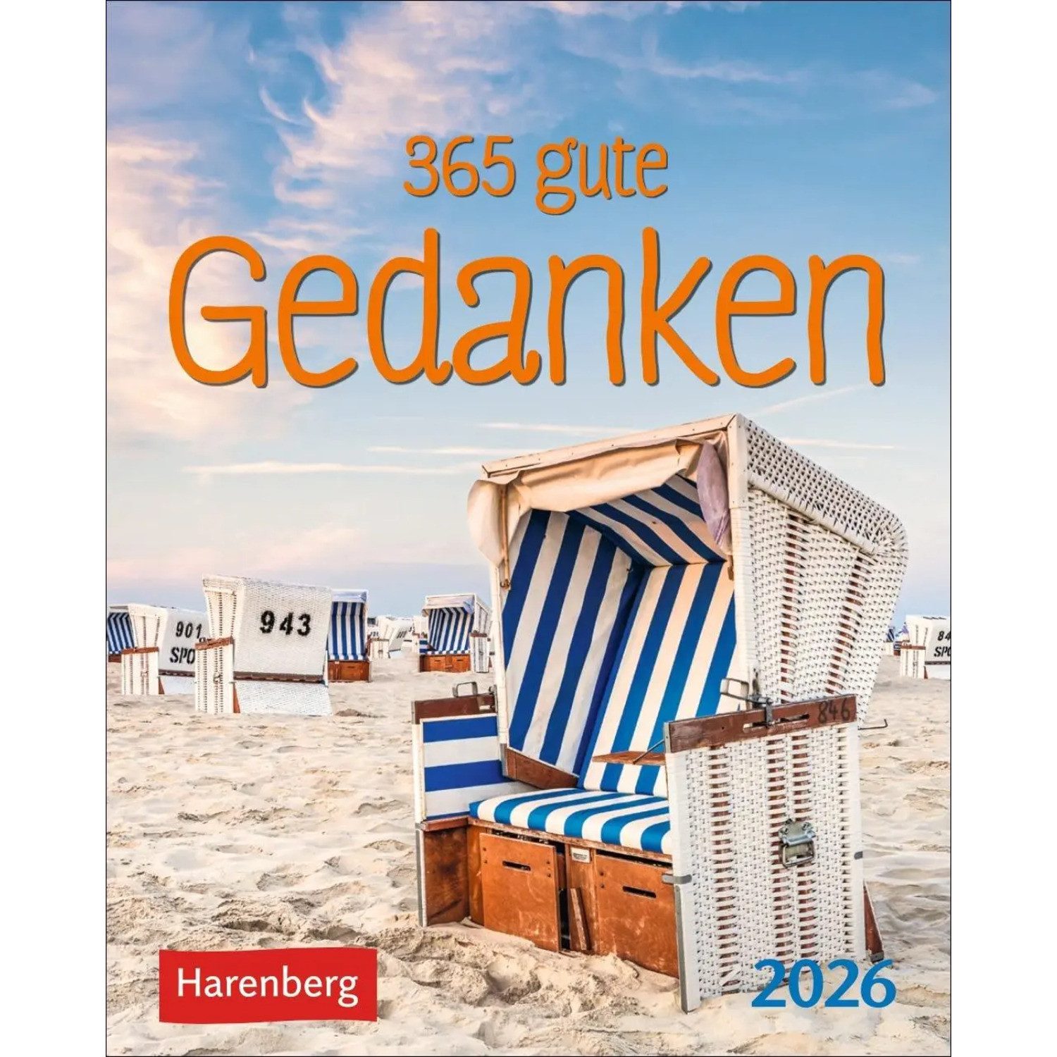 Harenberg Kalender Verlag Abreißkalender 365 gute Gedanken Mini-Geschenkkalender 2026