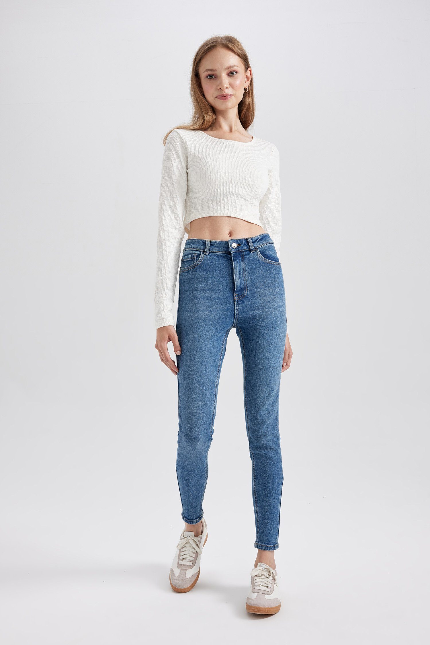 Skinny-fit-Jeans FIT Skinny-fit-Jeans SKINNY Damen DeFacto