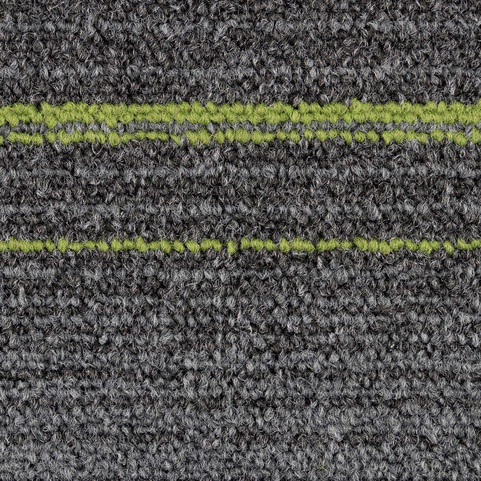 Teppichfliese Whitburn, Fliese, Bodenschutz, verschiedene Höhe: cm, Farben, mm Grün Karat, 5.5 50x50
