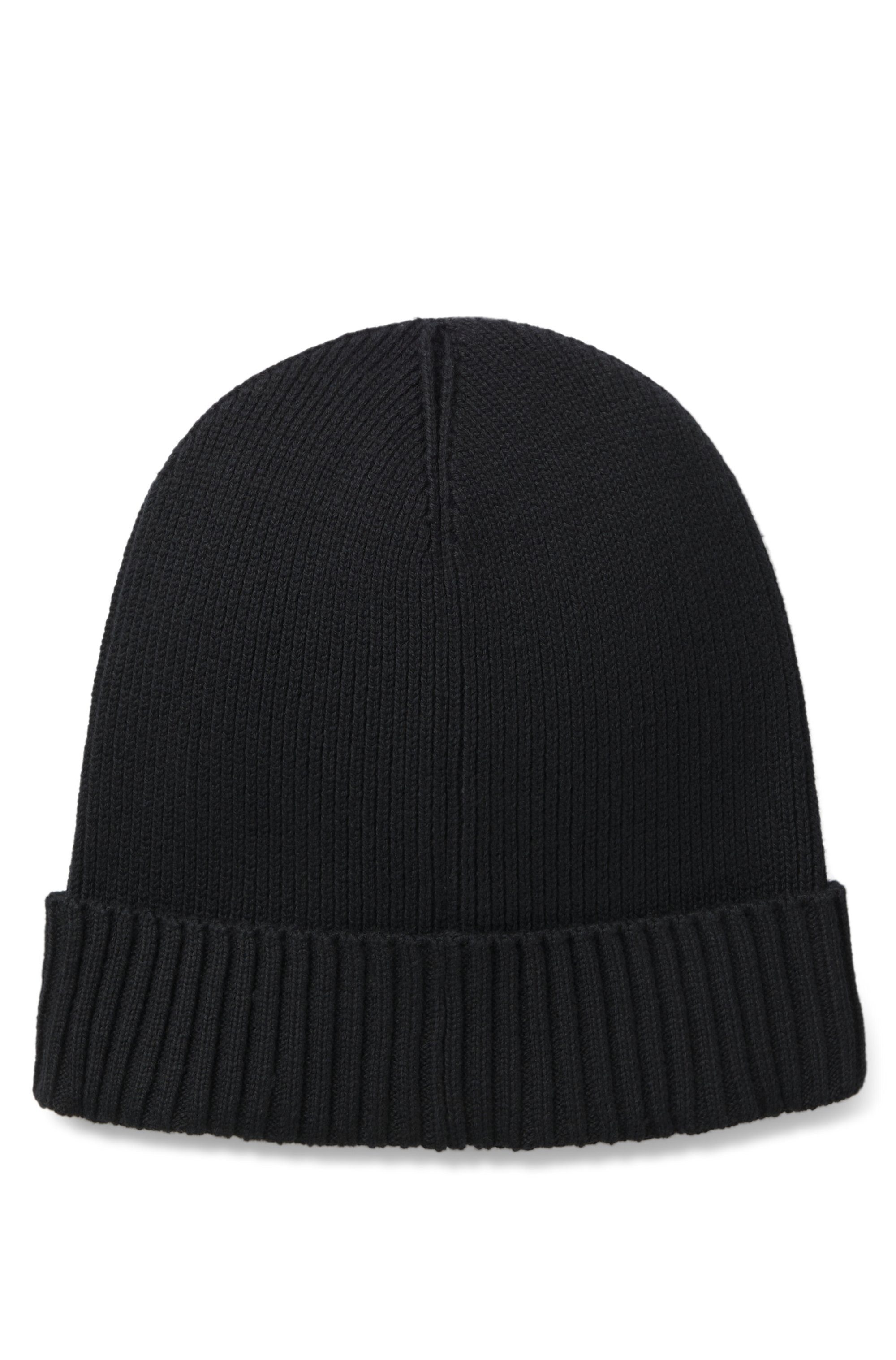 BOSS GREEN Beanie Asic Beanie aus Rippenstrick