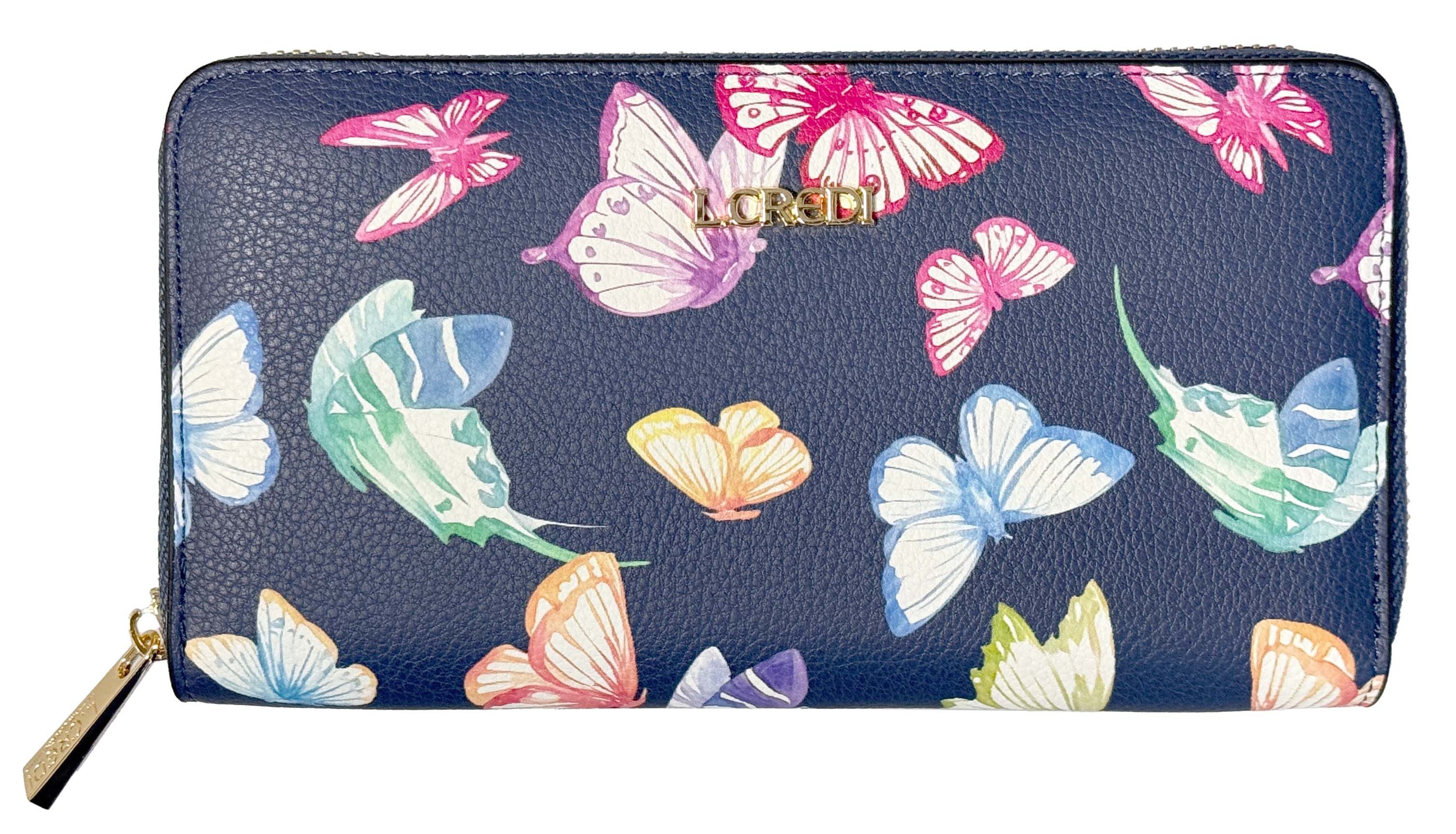 L. CREDI Geldbörse L.CREDI-Damen-Börse-RFID-ROSEMARIE White Multi (1-tlg., günstig online kaufen