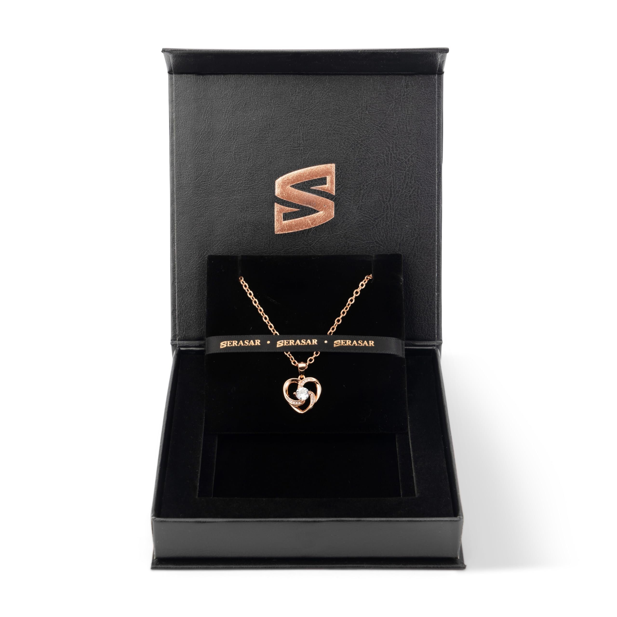 SERASAR Herzkette Halskette Damen 925 Silber, günstig online kaufen