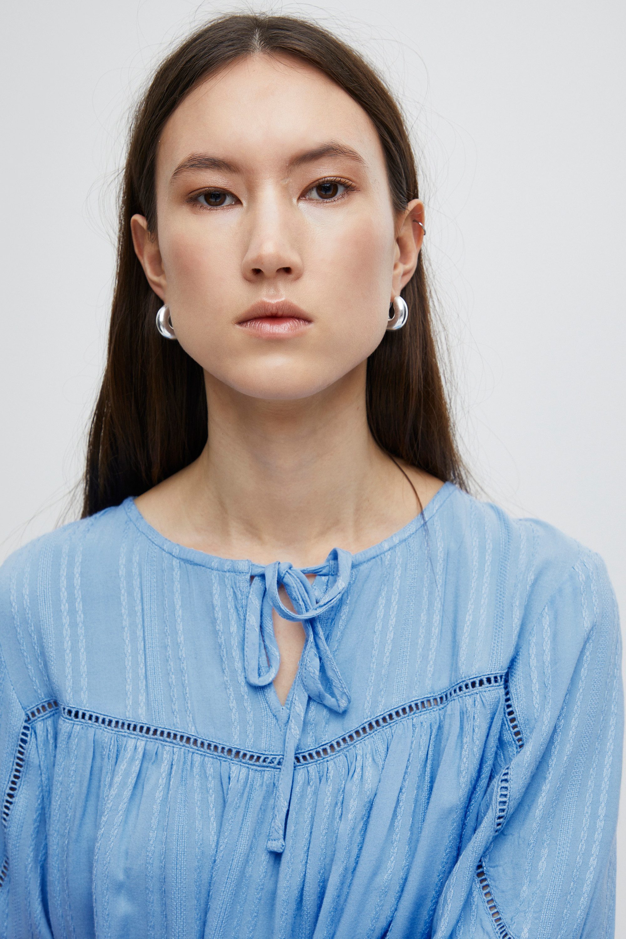 Ichi Langarmbluse IHSELIS MS