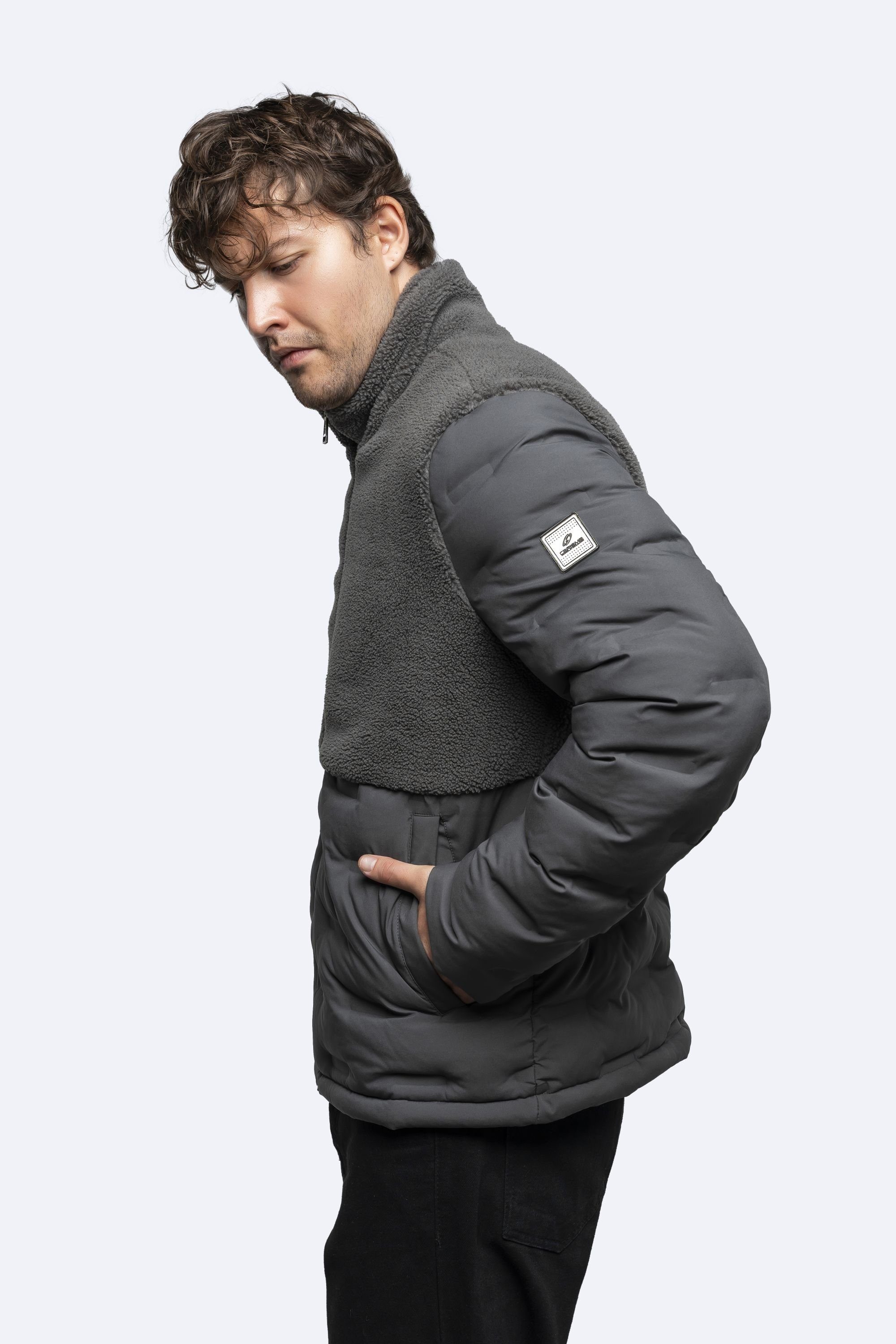 Sherpa CARISMA Winterjacke mit Anthra Stehkragen