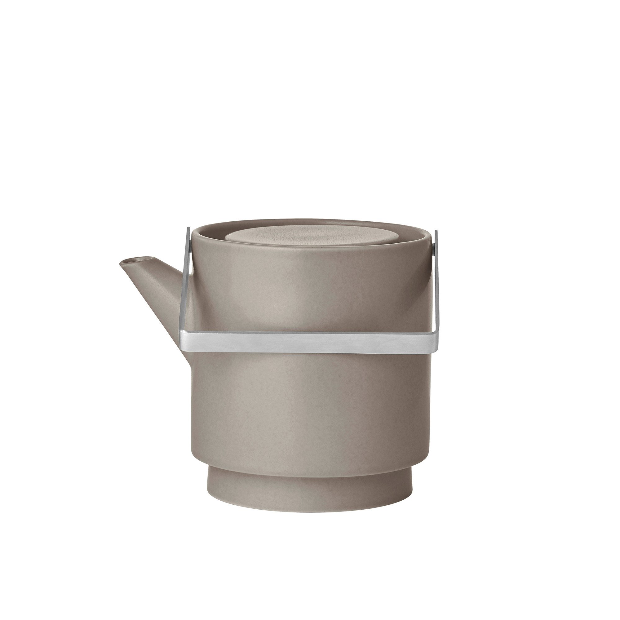 blomus Teekanne -MAKOTO- Teekanne mit Deckel, Kanne für Tee: Modernes Design, 1 l, (1-St), Zeitlose Teekanne, inkl. Teesieb, Metallhenkel mit sicherem Halt