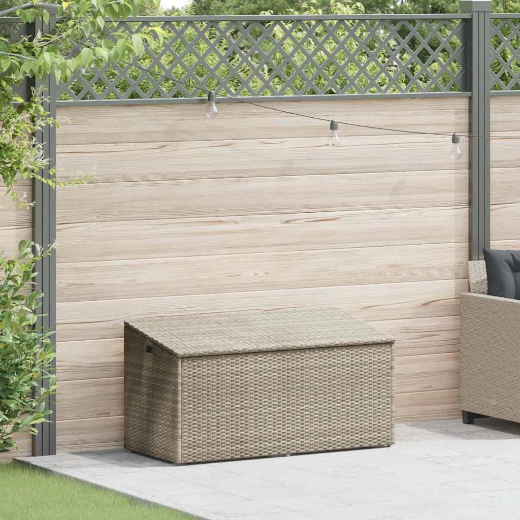 vidaXL Gartenbox Garten-Auflagenbox Hellgrau 110x50x58 cm günstig online kaufen