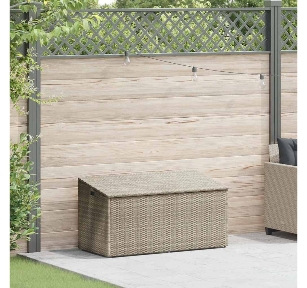 Thumbnail - vidaXL Gartenbox Garten-Auflagenbox Hellgrau 110x50x58 cm Poly Rattan
