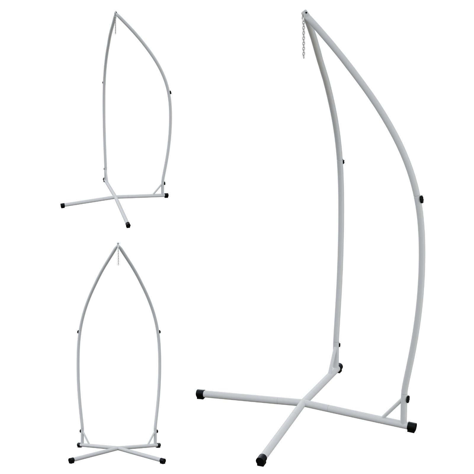 HAGO Hängemattengestell Hängestuhlgestell Metallgestell Hängeständer Hängegestell Metall unive