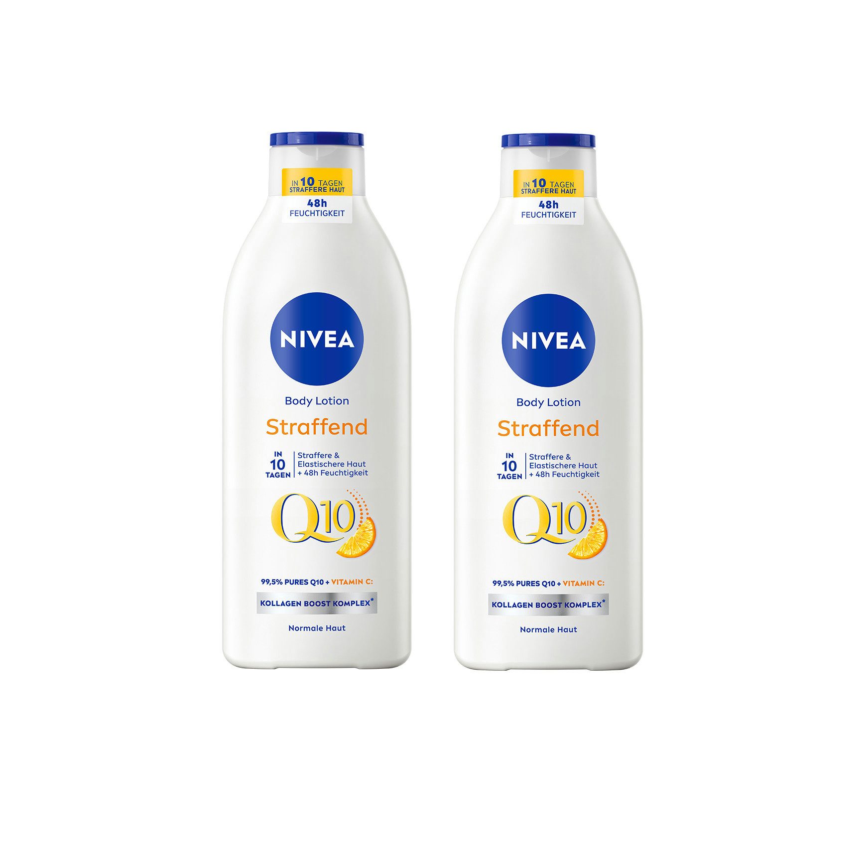 Nivea Körperlotion Q10 + Vitamin C Hautstraffend 2 x 400ml, 2-tlg., Q10, Vitamin C