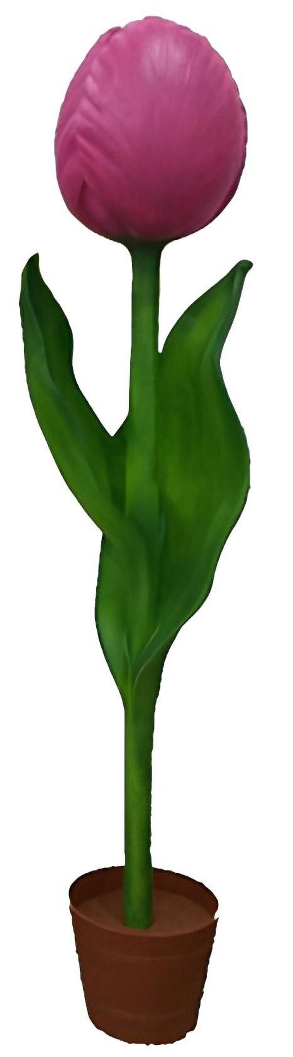 Xlmoebel Skulptur Abstrakte Tulpen-Gartenfigur in eleganter Gestaltung (Skulptur I92-190cm), Hergestellt in Europa