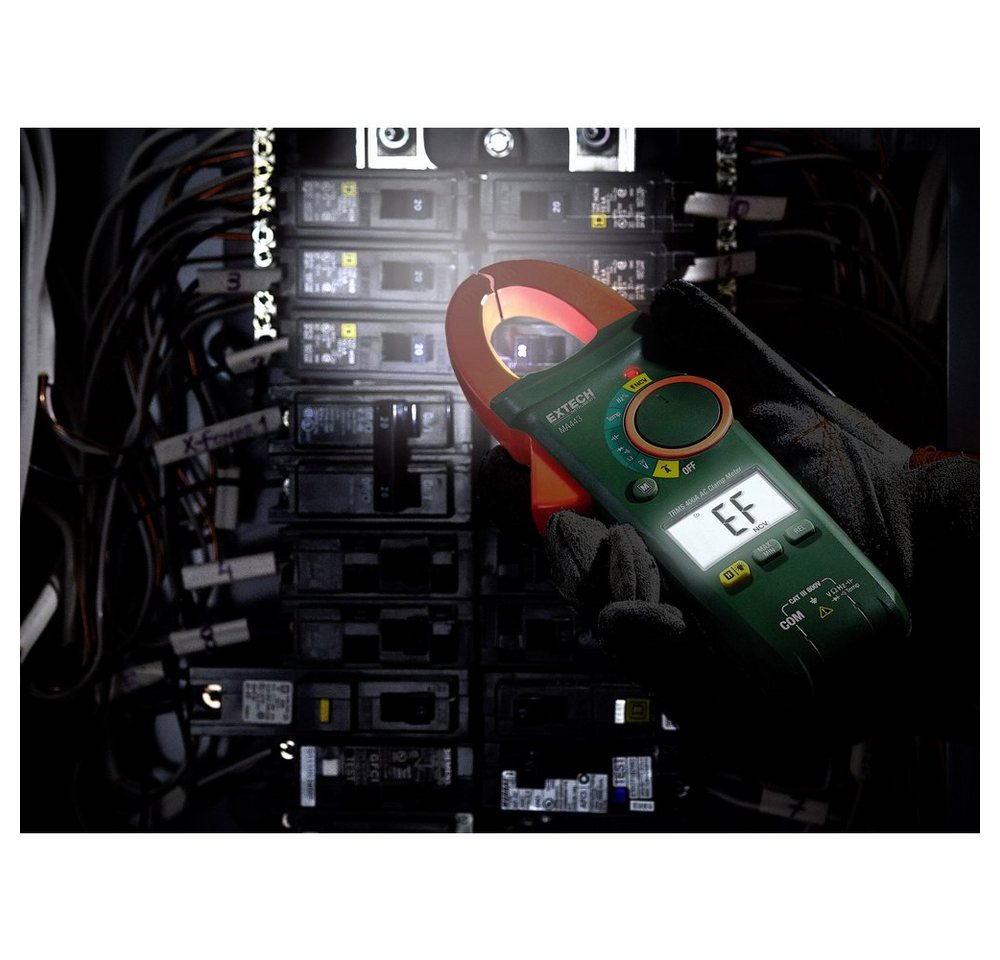 Thumbnail - Extech Spannungsprüfer Extech MA443 Hand-Multimeter, Stromzange digital CAT III 600 V Anzei, (MA443)