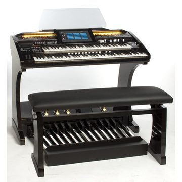 Wersi Orgel (SONIC OAX700 Elektronische Orgel, Schwarz Metallic, inklusive 25-Tastenpedal und Sitzbank, Orgeln, Elektronische Orgeln), SONIC OAX700, Elektronische Orgel, 25-Tastenpedal