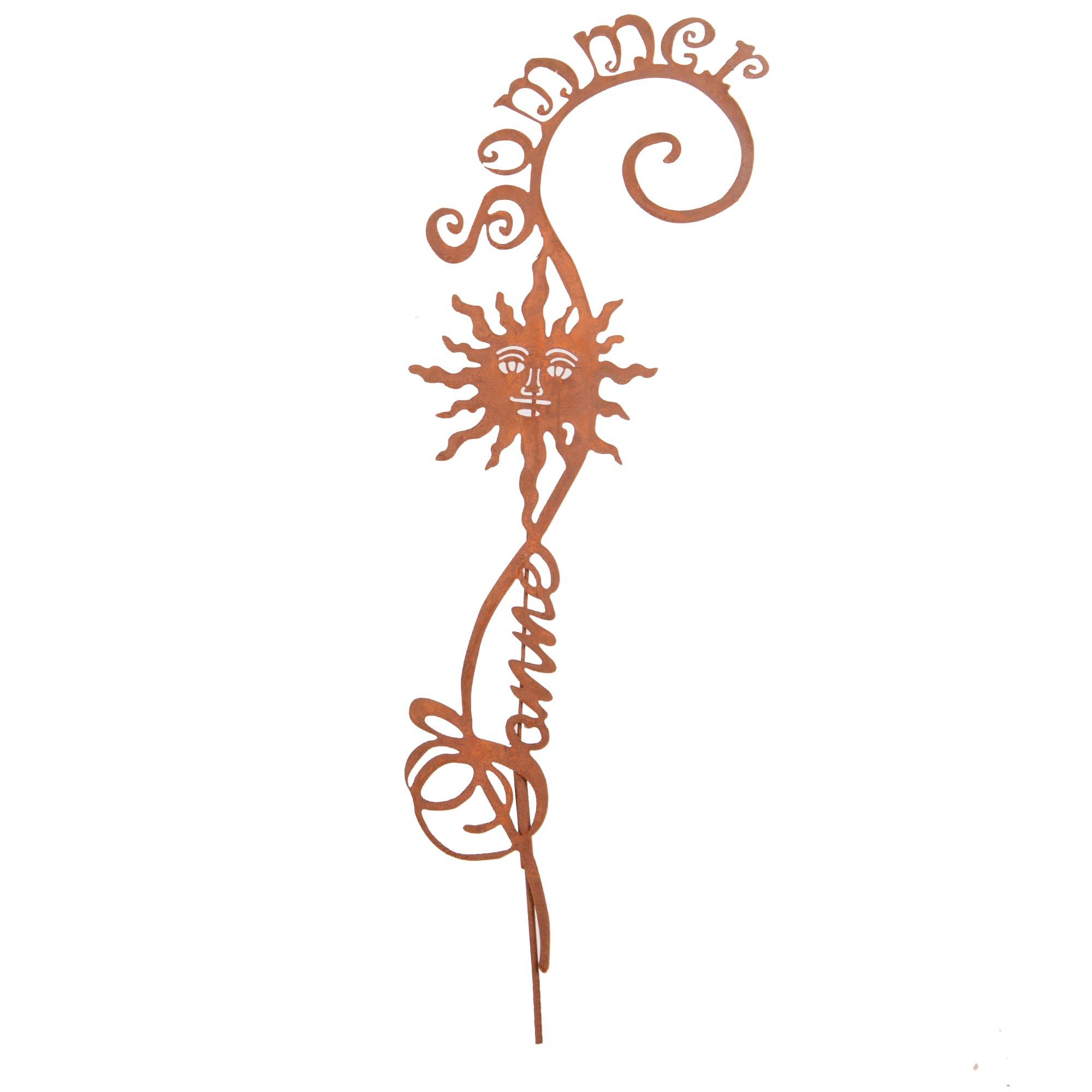 Gartenstecker Roststecker Girlande Sommer Sonne