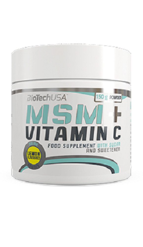 Biotech USA BioTechUSA MSM + Vitamin C - 150g Pulver, 150.0 g