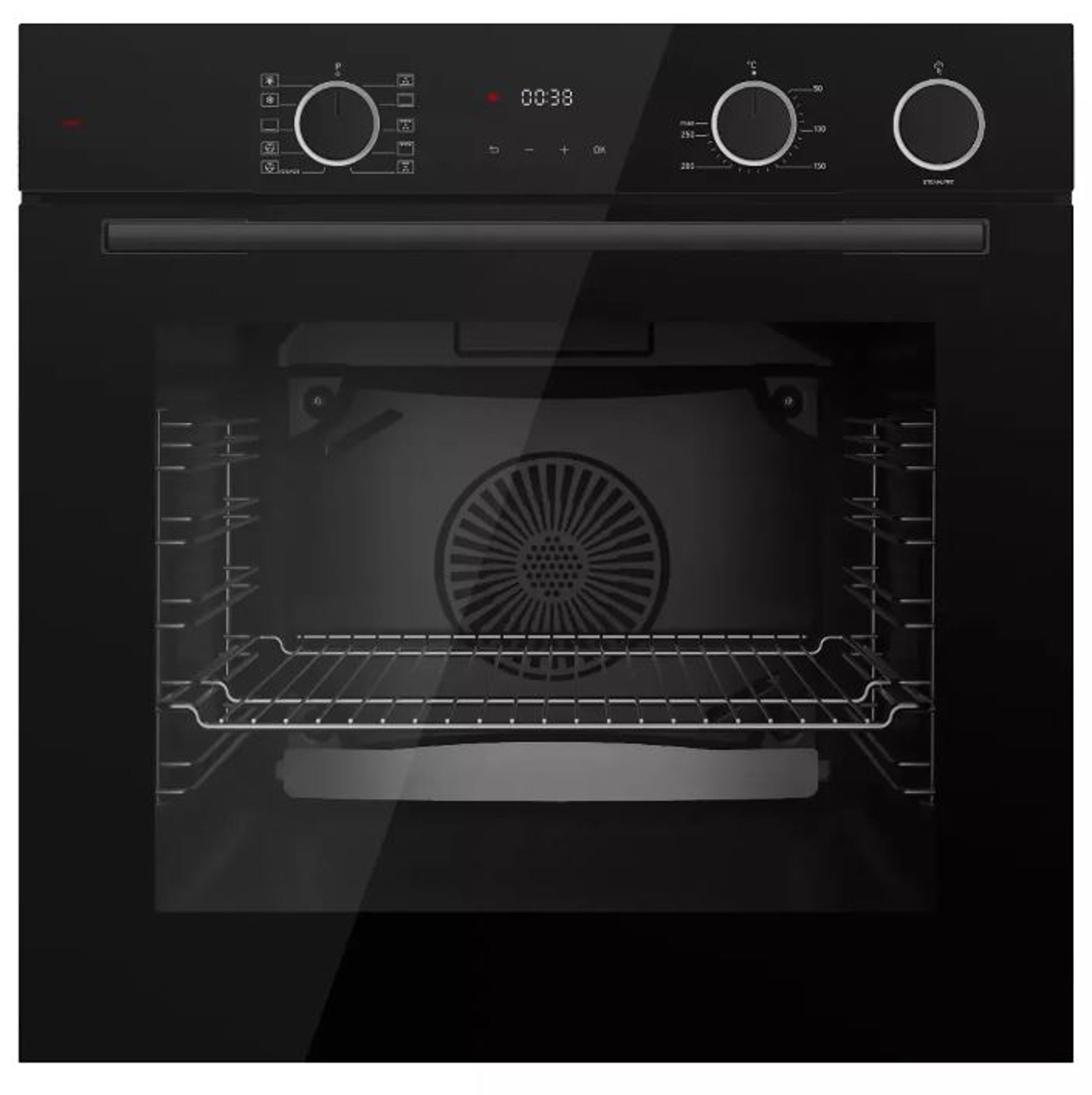 Böhme Einbaubackofen Böhme HB60F78DL AirFry sowie Dampfunterstützung Backofen