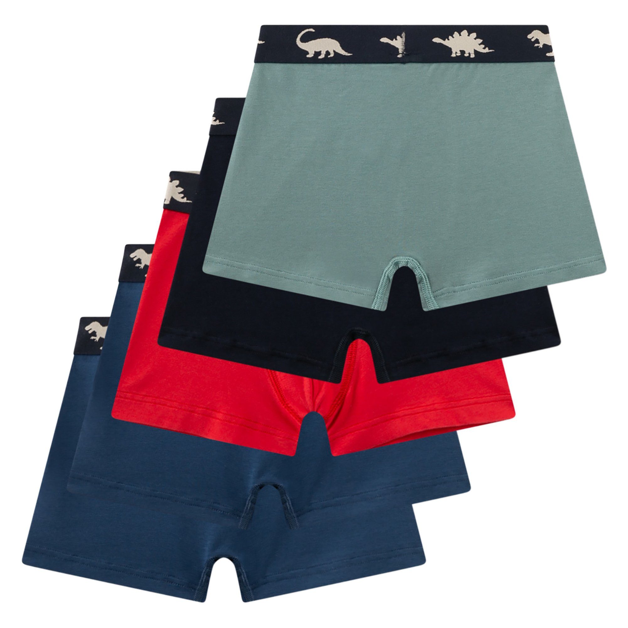 Sanetta Boxer Jungen Boxershort 5er Pack Baumwollmischung (Packung, 5er Pack)