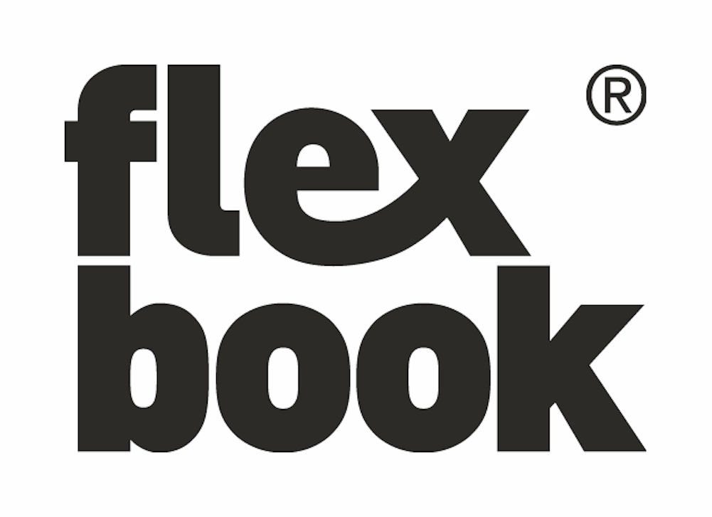Notizbuch Flexbook 17*24 3 5 Gummizug Flexbook cm Adventure liniert Farben, Kunstleder Notizbuch Schwarz