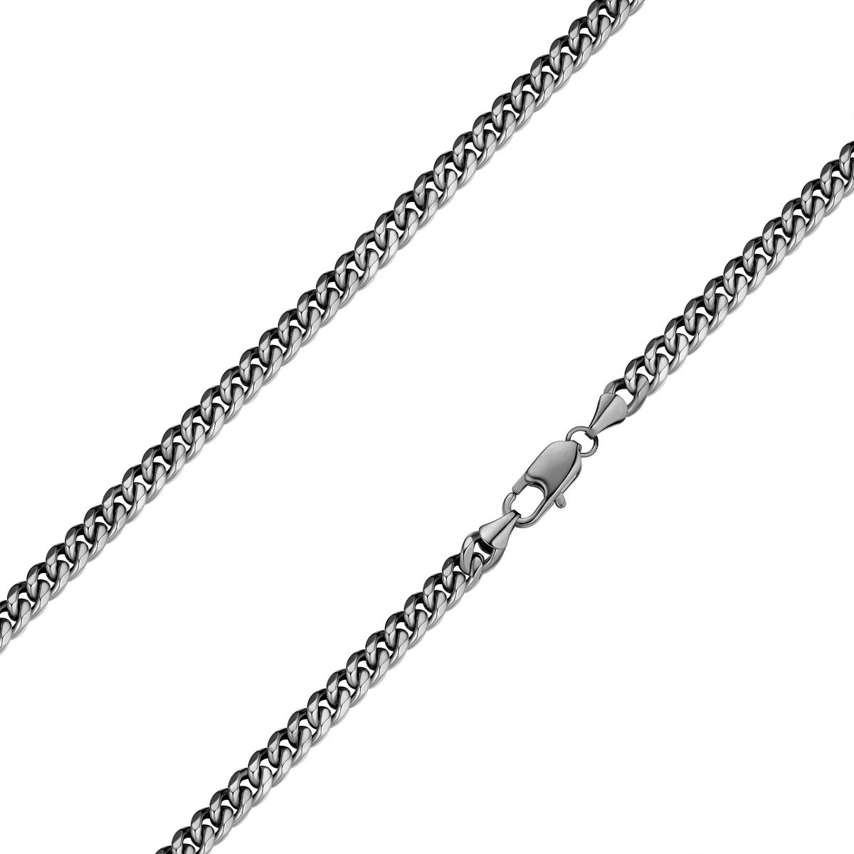 True Rebels Edelstahlkette gunmetal